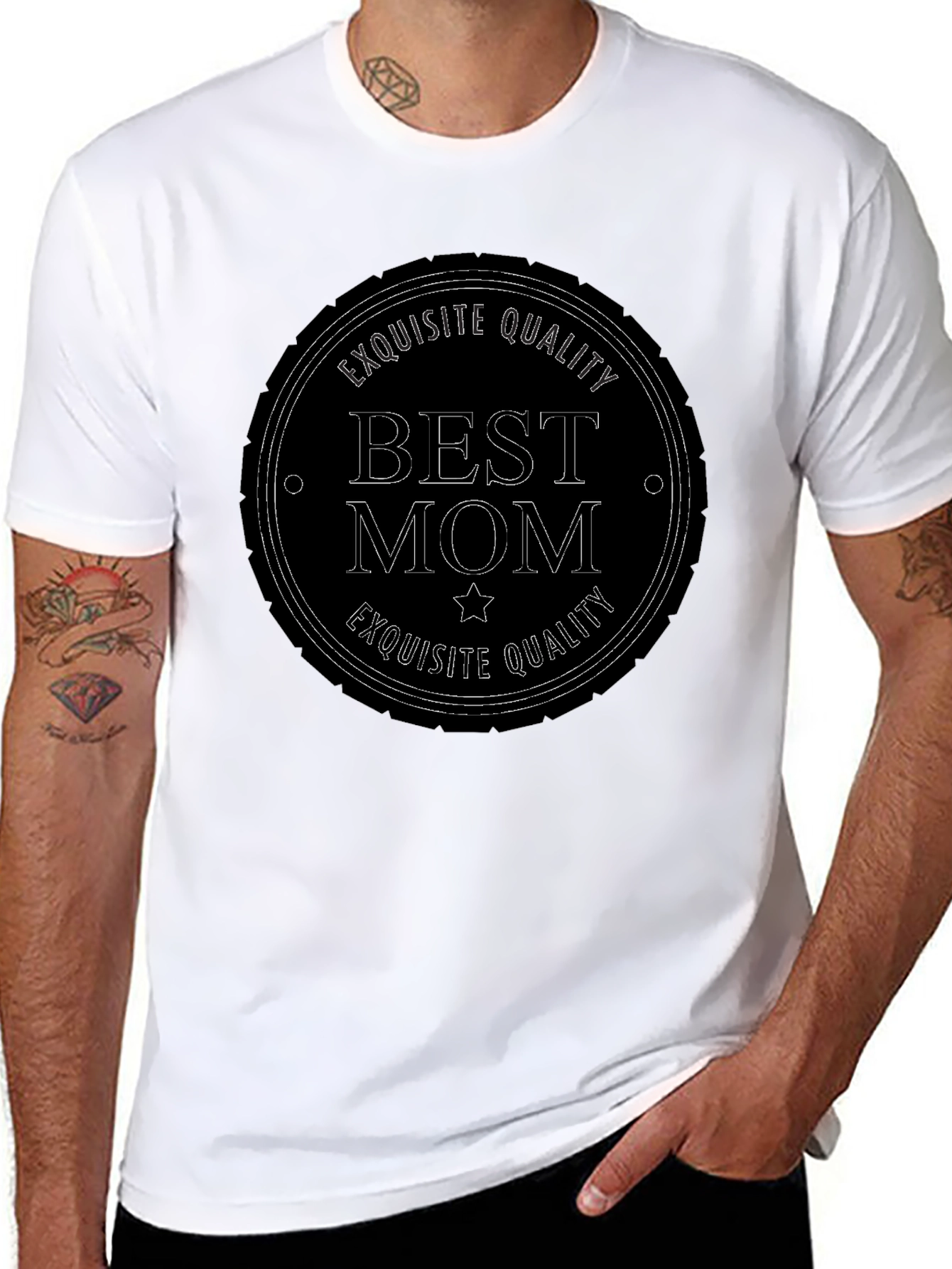 Best Mom Graphic T-Shirt - Exquisite Quality