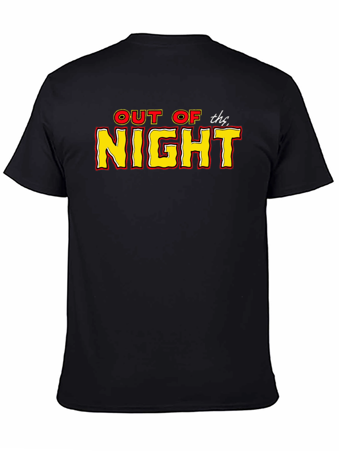 Out of the Night Black Graphic Tee