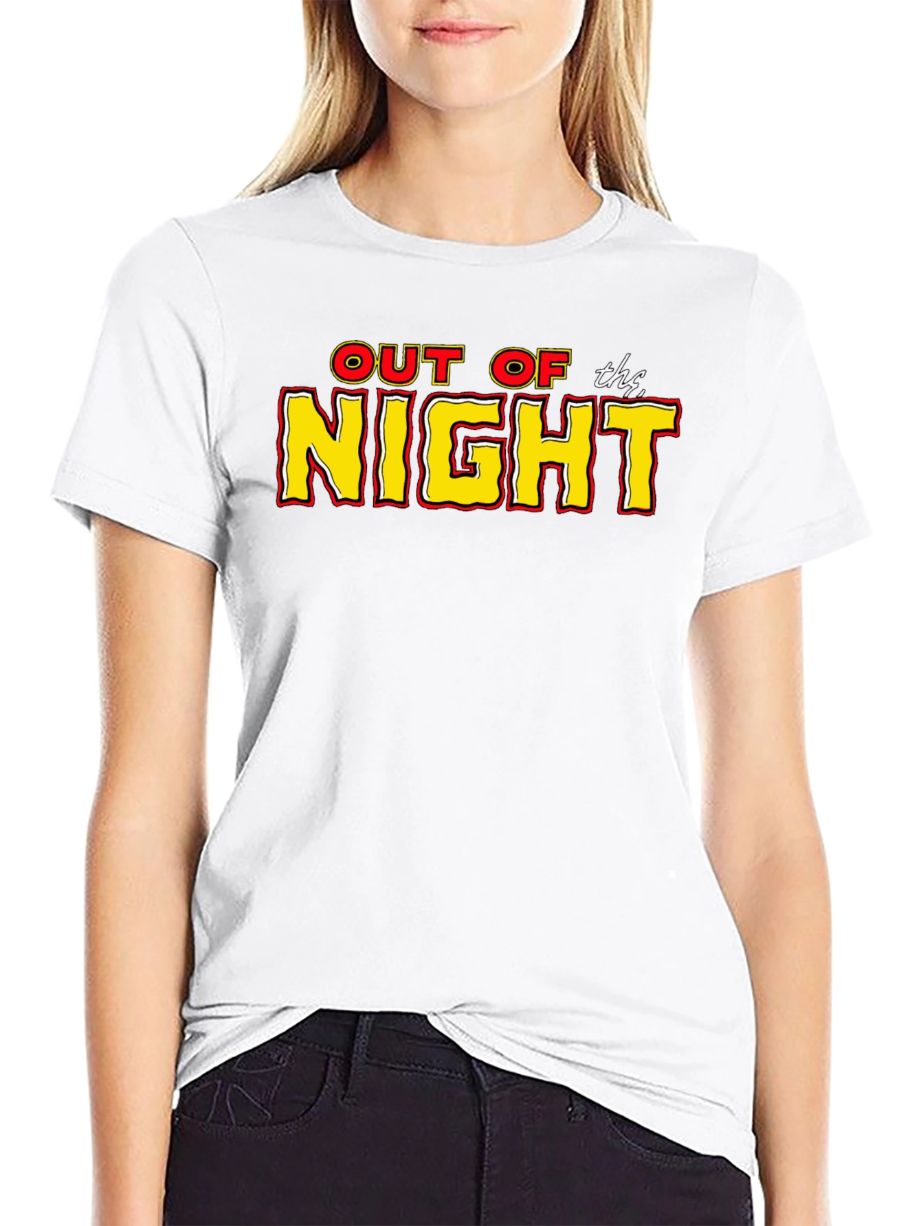 Out of the Night Black Graphic Tee