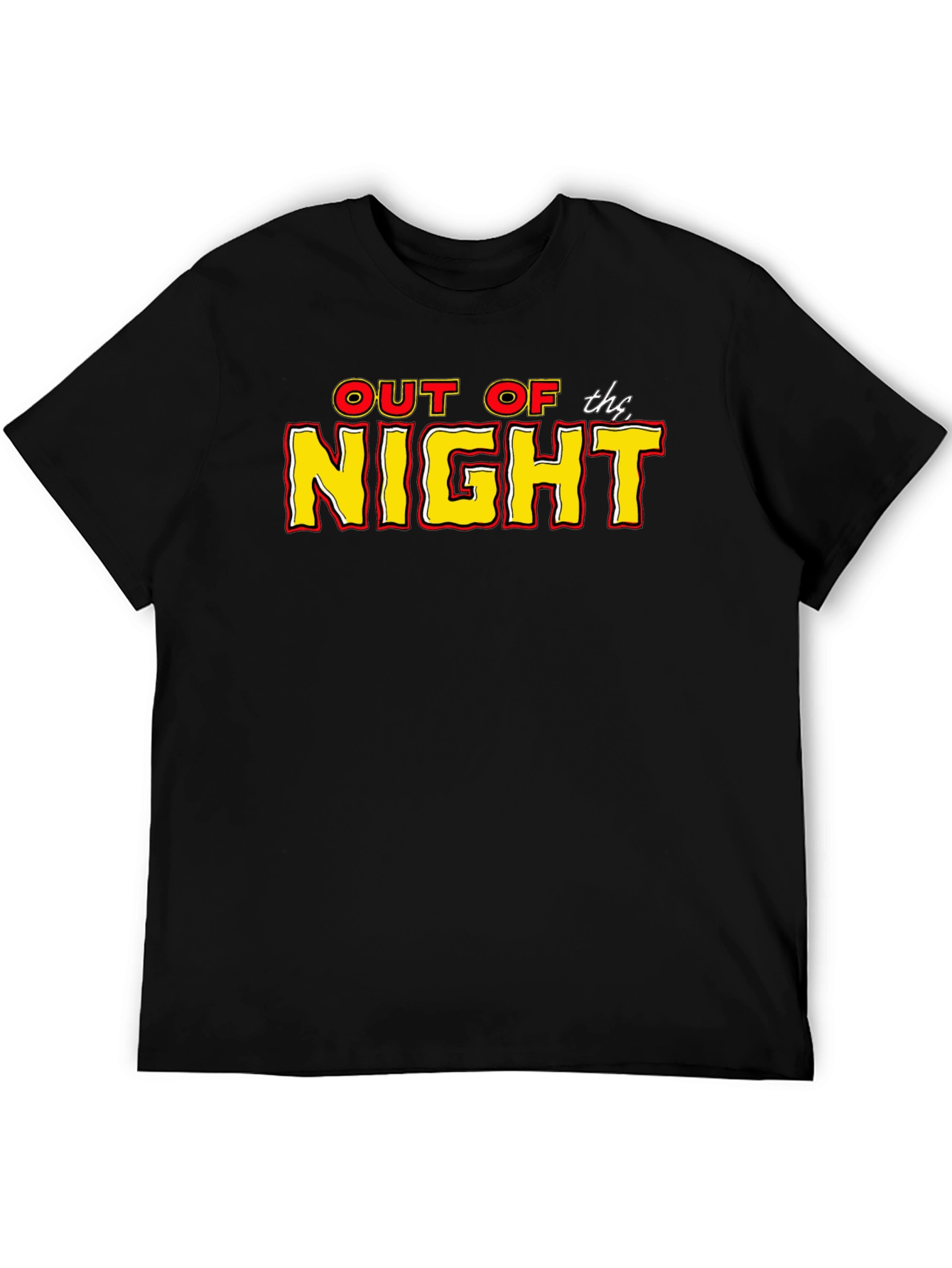Out of the Night Black Graphic Tee