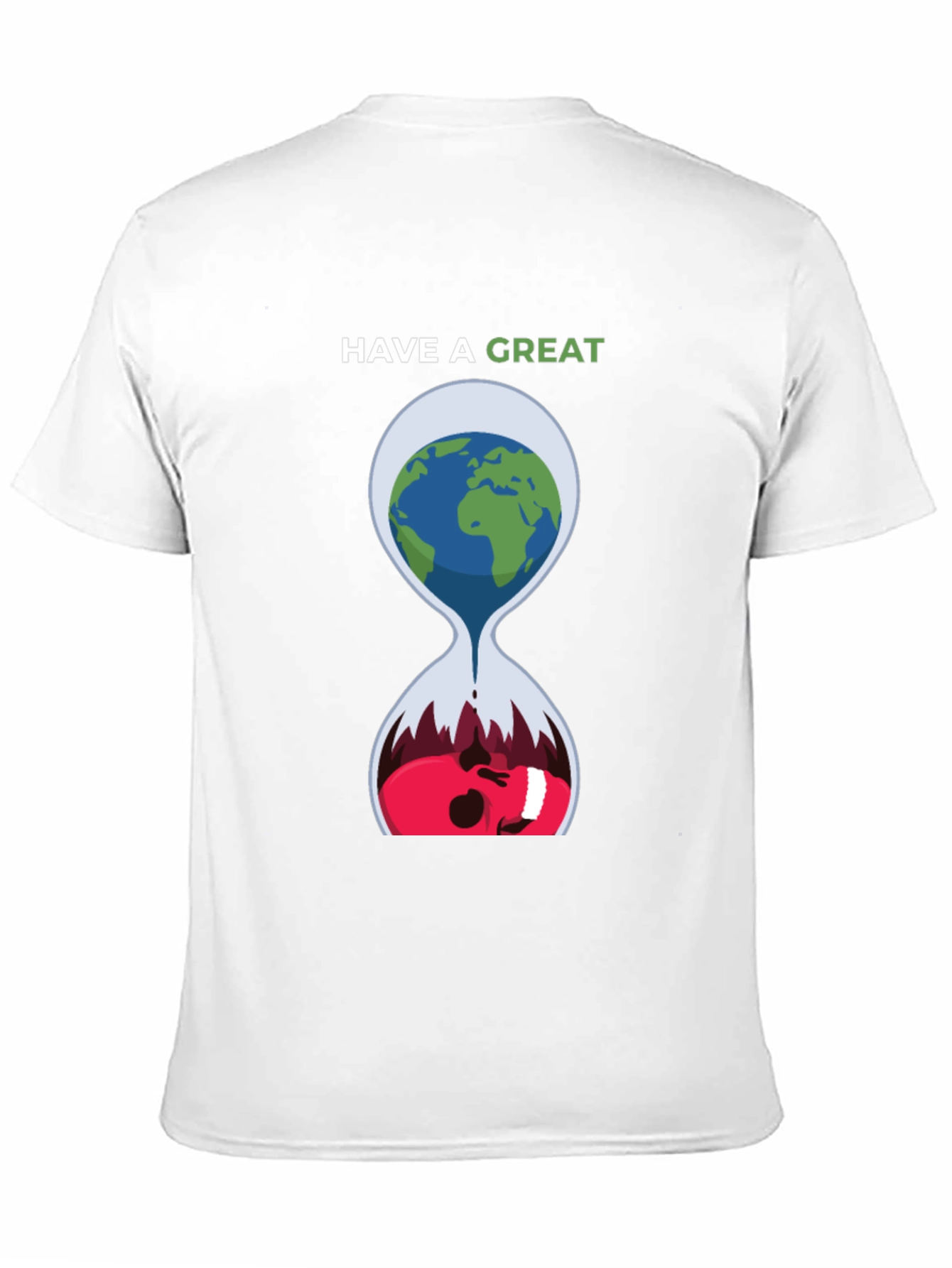 Unique Earth Hourglass Graphic Tee