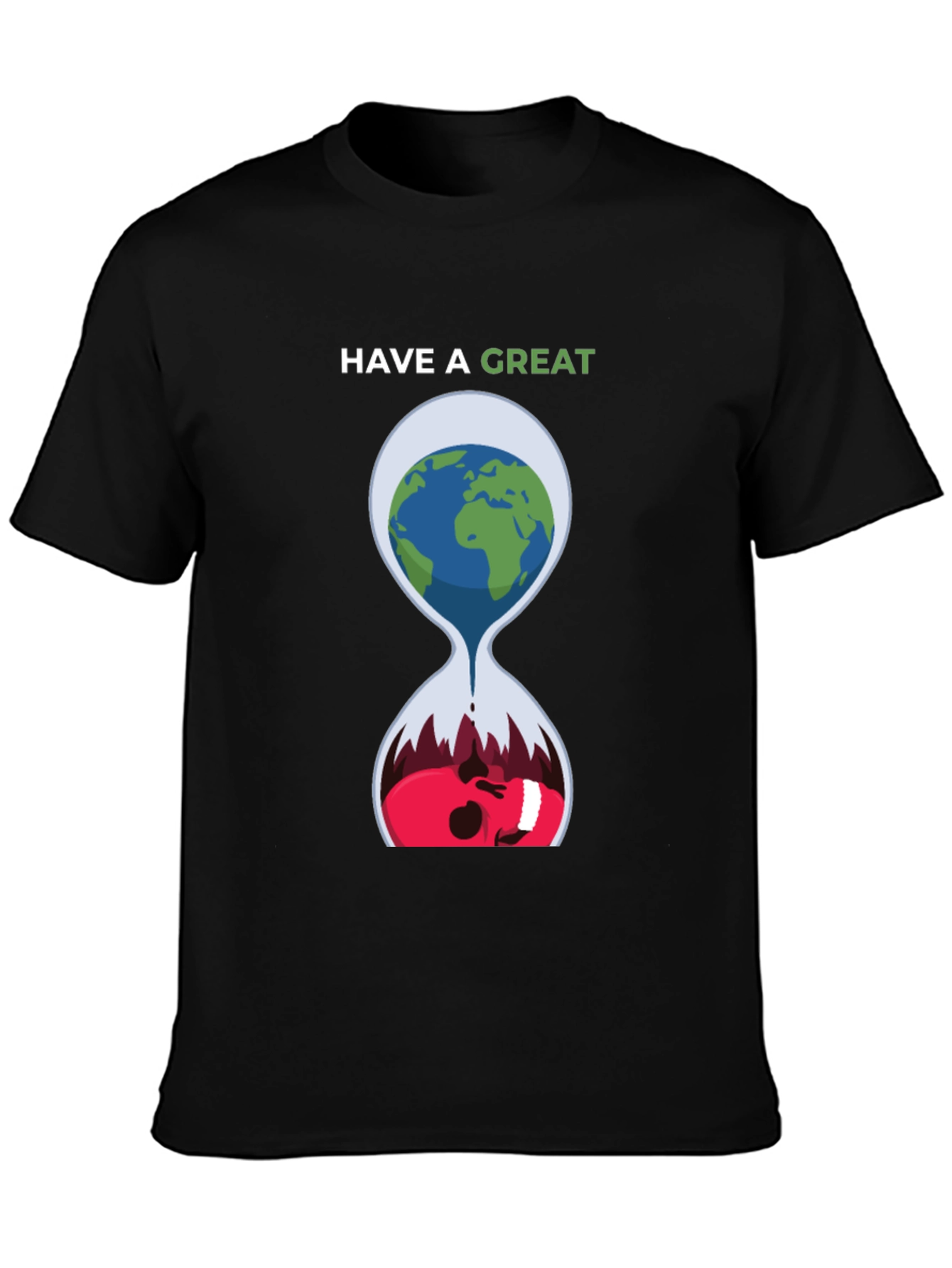 Unique Earth Hourglass Graphic Tee