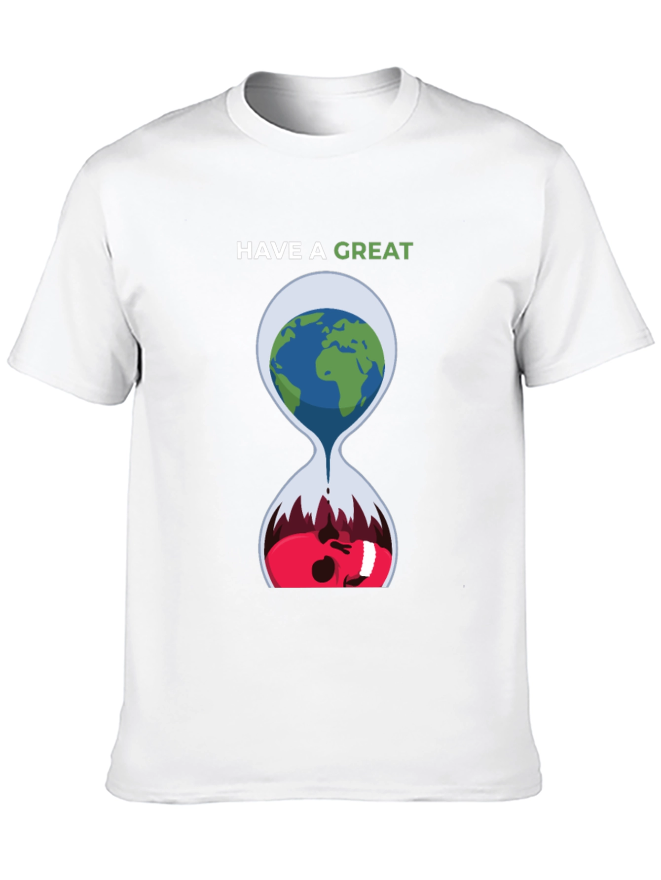 Unique Earth Hourglass Graphic Tee