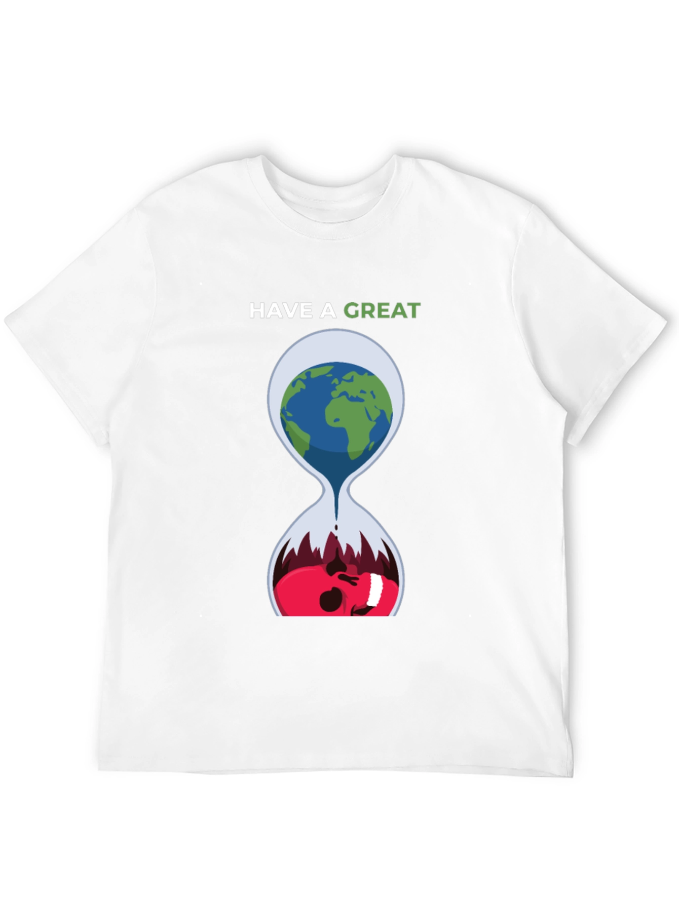 Unique Earth Hourglass Graphic Tee