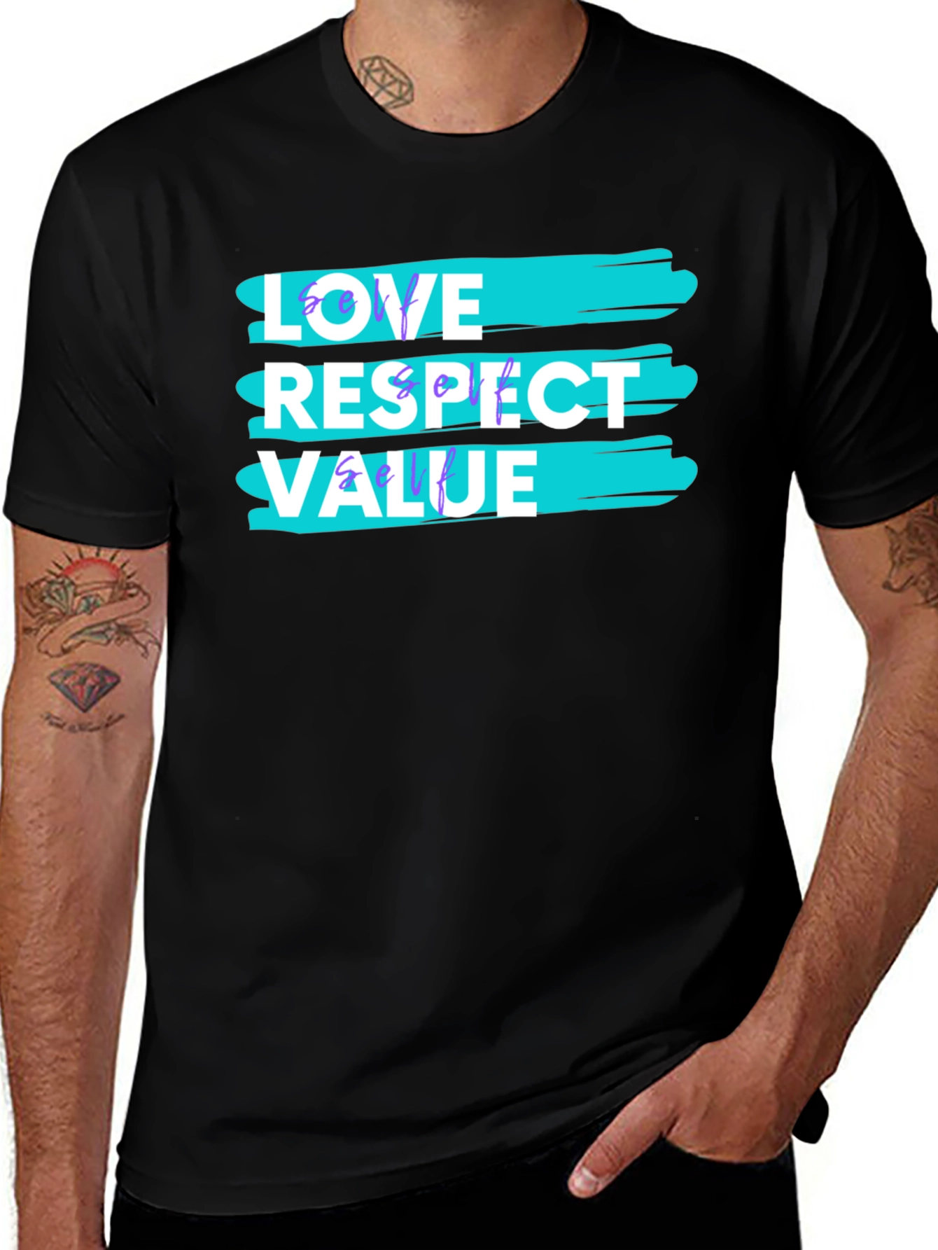 Love Respect Value Graphic Tee - Soft Cotton Blend