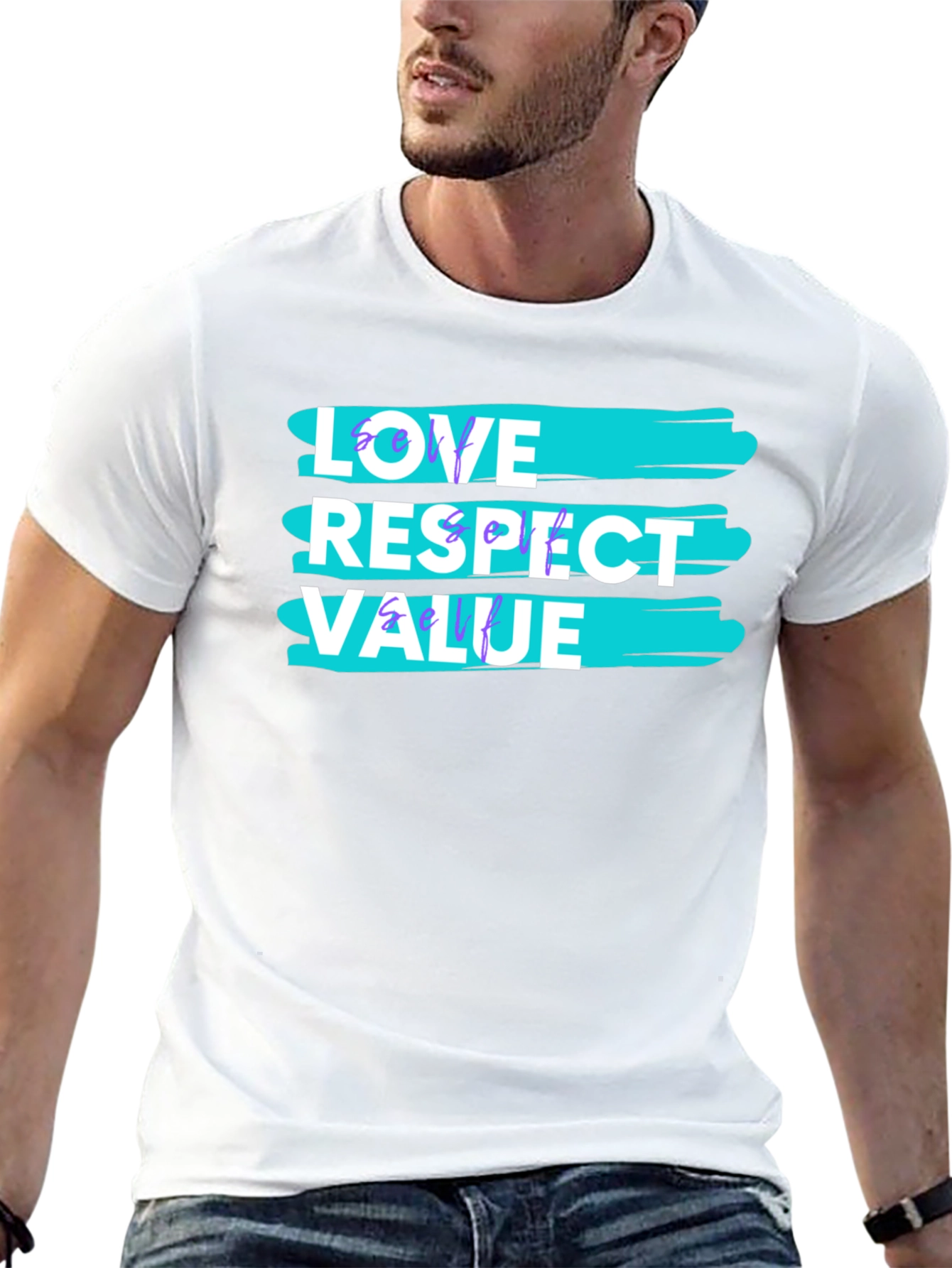 Love Respect Value Graphic Tee - Soft Cotton Blend