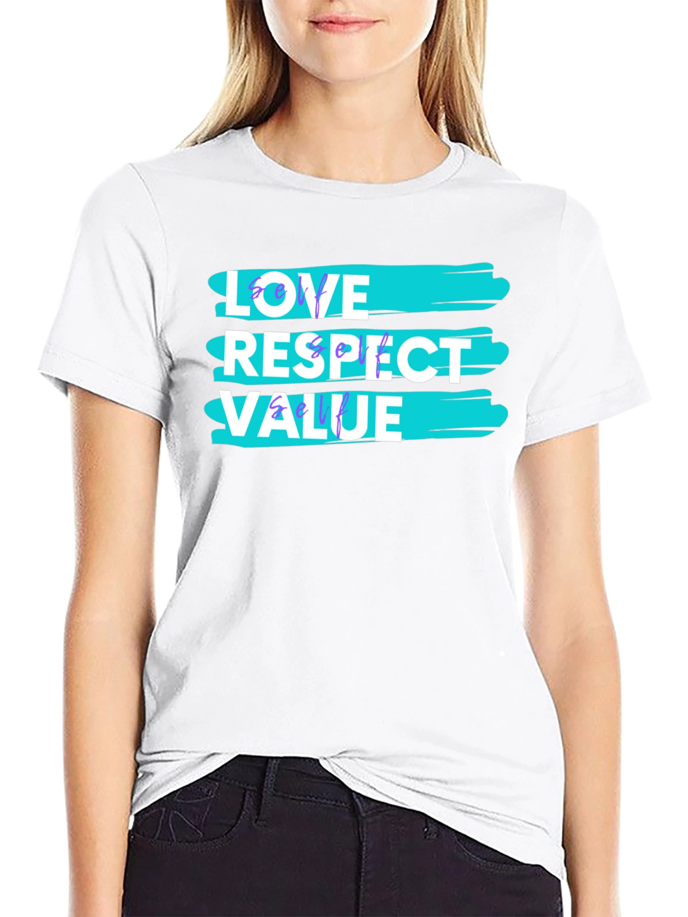 Love Respect Value Graphic Tee - Soft Cotton Blend