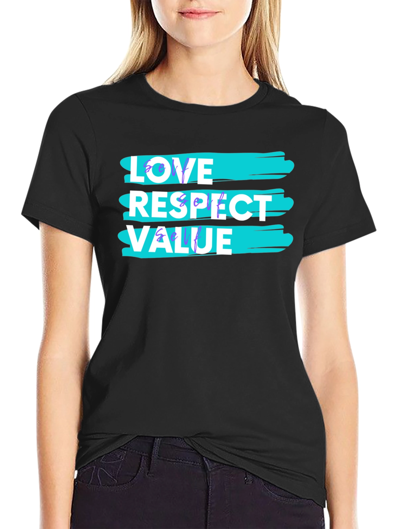 Love Respect Value Graphic Tee - Soft Cotton Blend