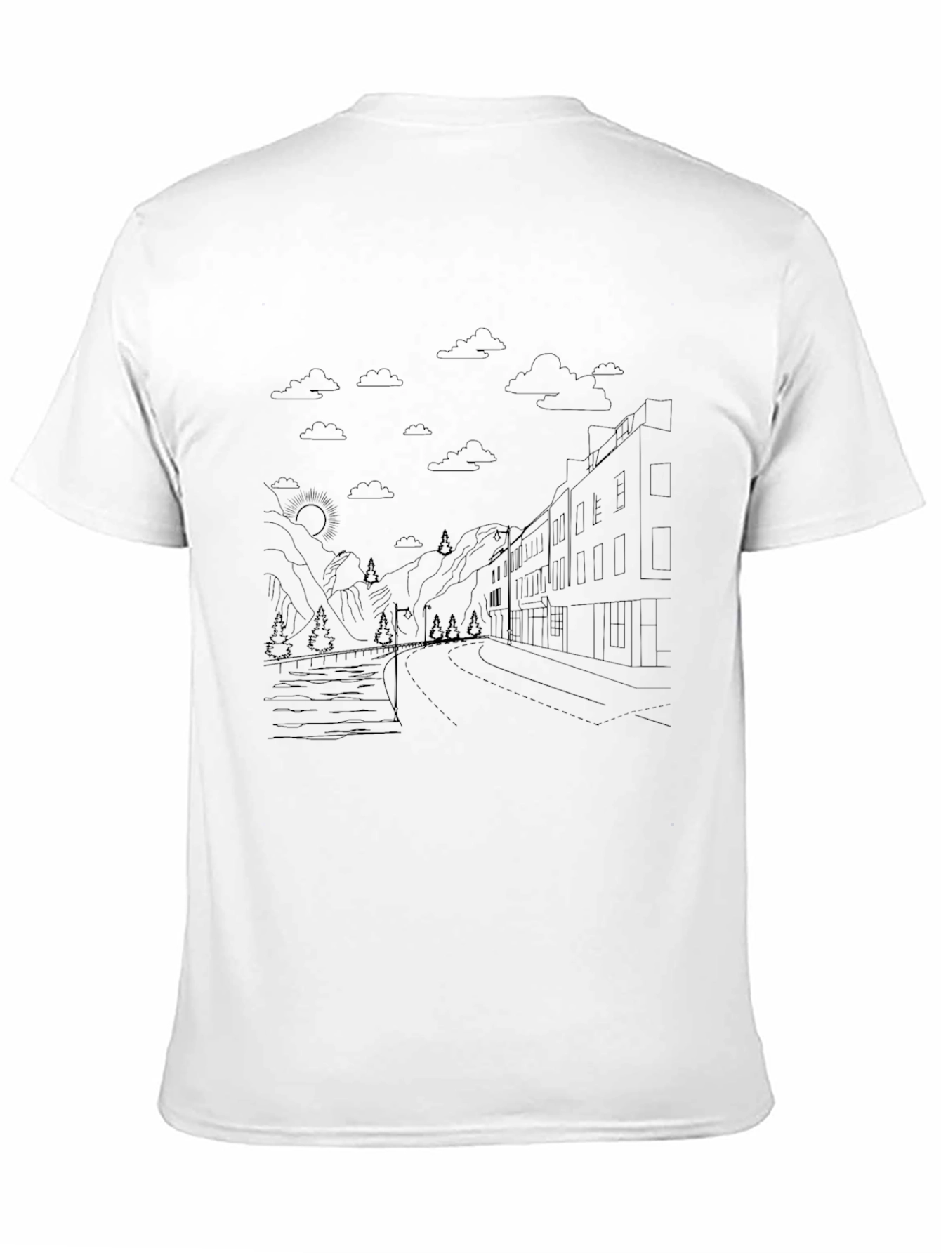 Mountain Road Graphic Tee - Relaxed Fit