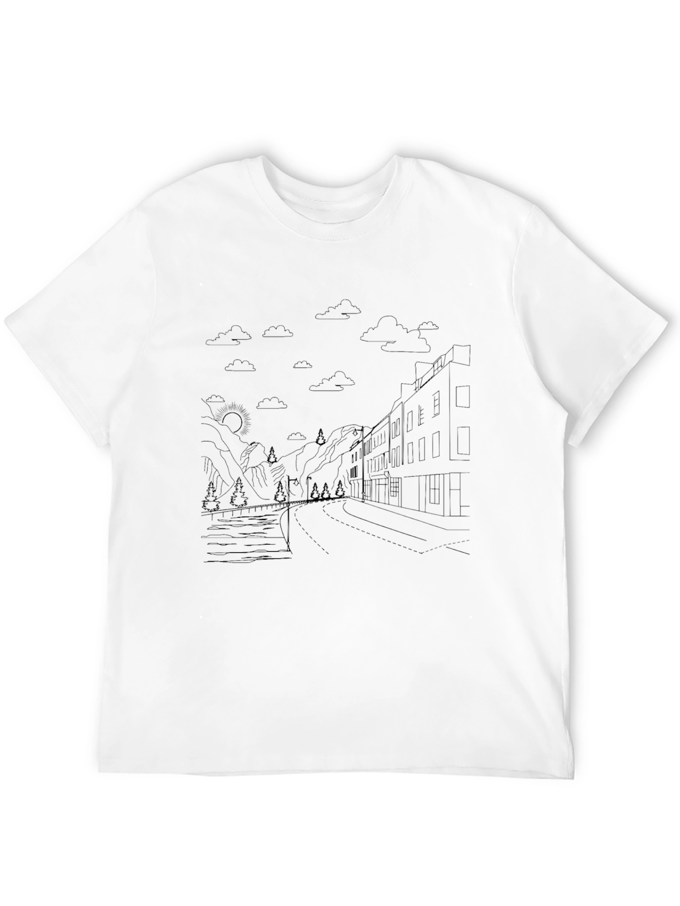Mountain Road Graphic Tee - Relaxed Fit