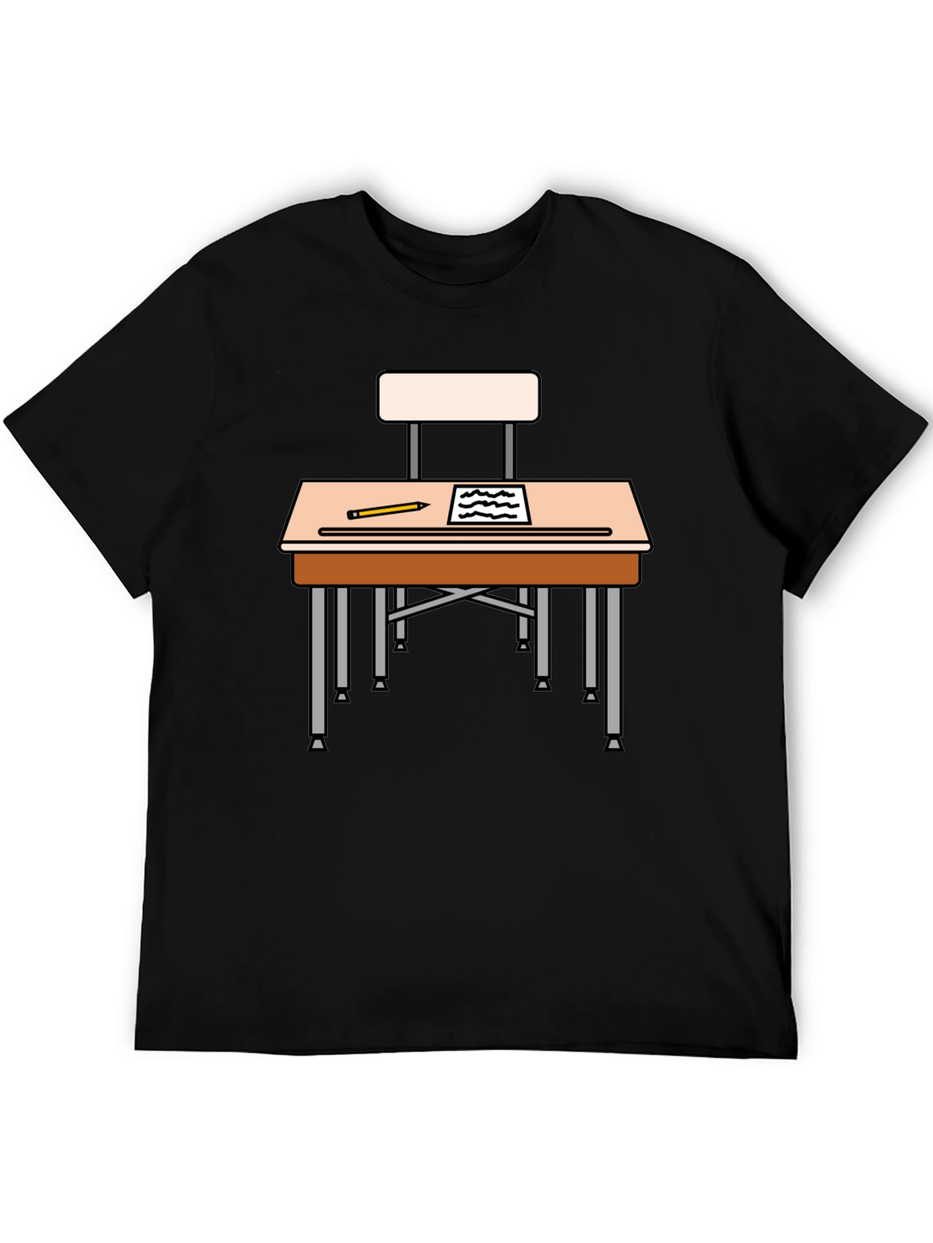 School Desk T-Shirt - Back to School Style