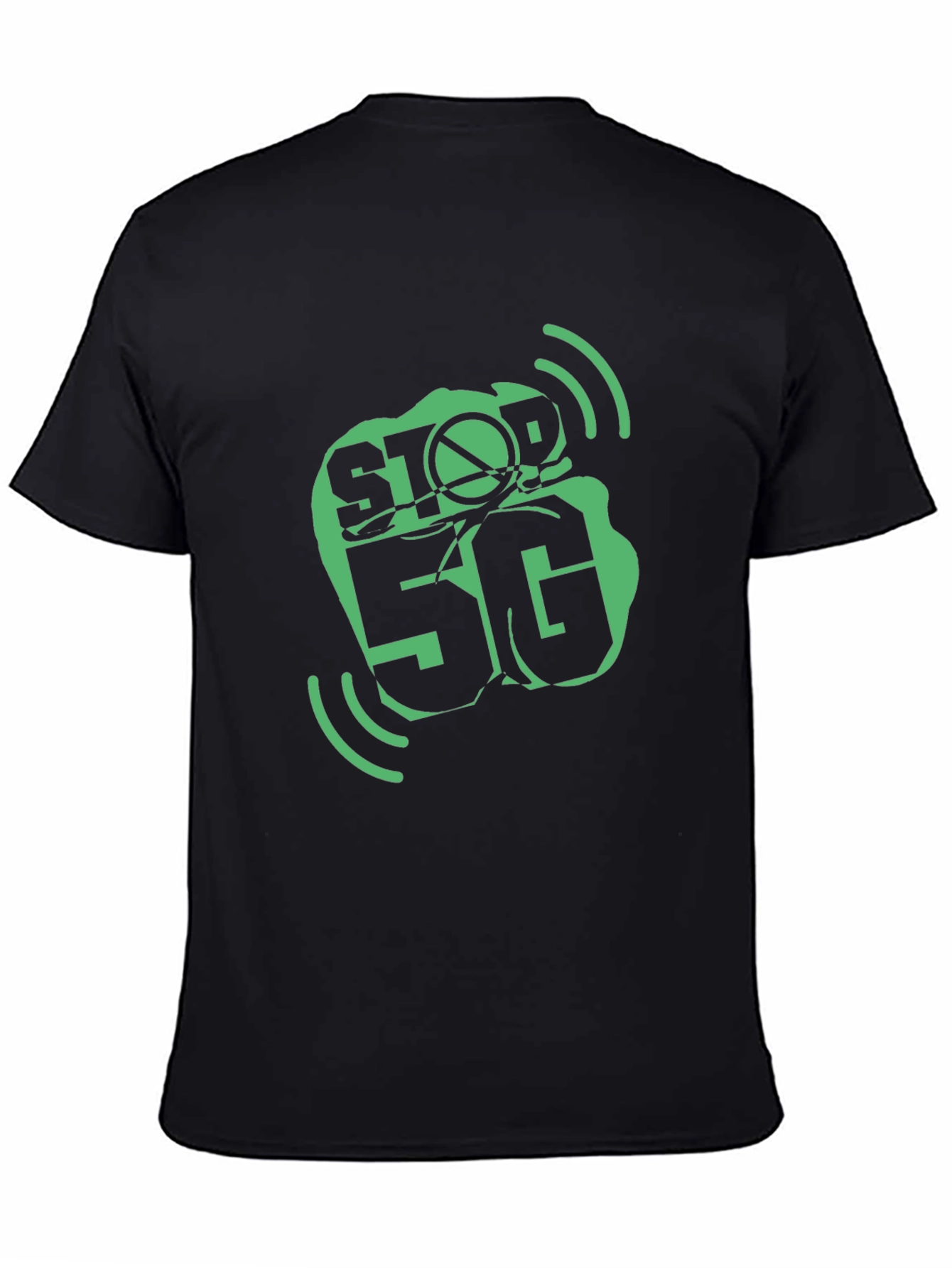 Stop 5G Protest T-Shirt - Black