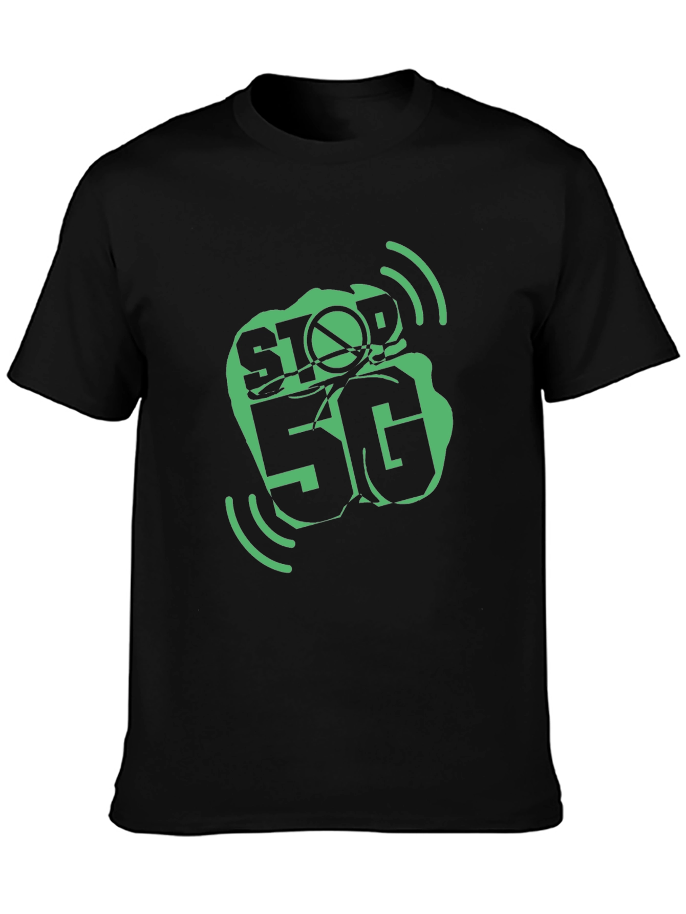 Stop 5G Protest T-Shirt - Black
