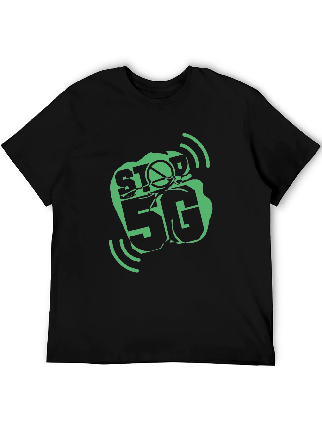 Stop 5G Protest T-Shirt - Black