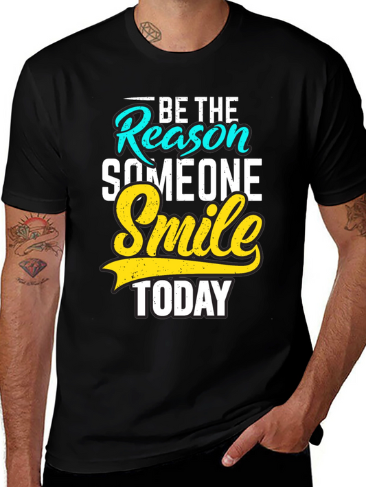 Be the Reason Smile Today Black Graphic Tee