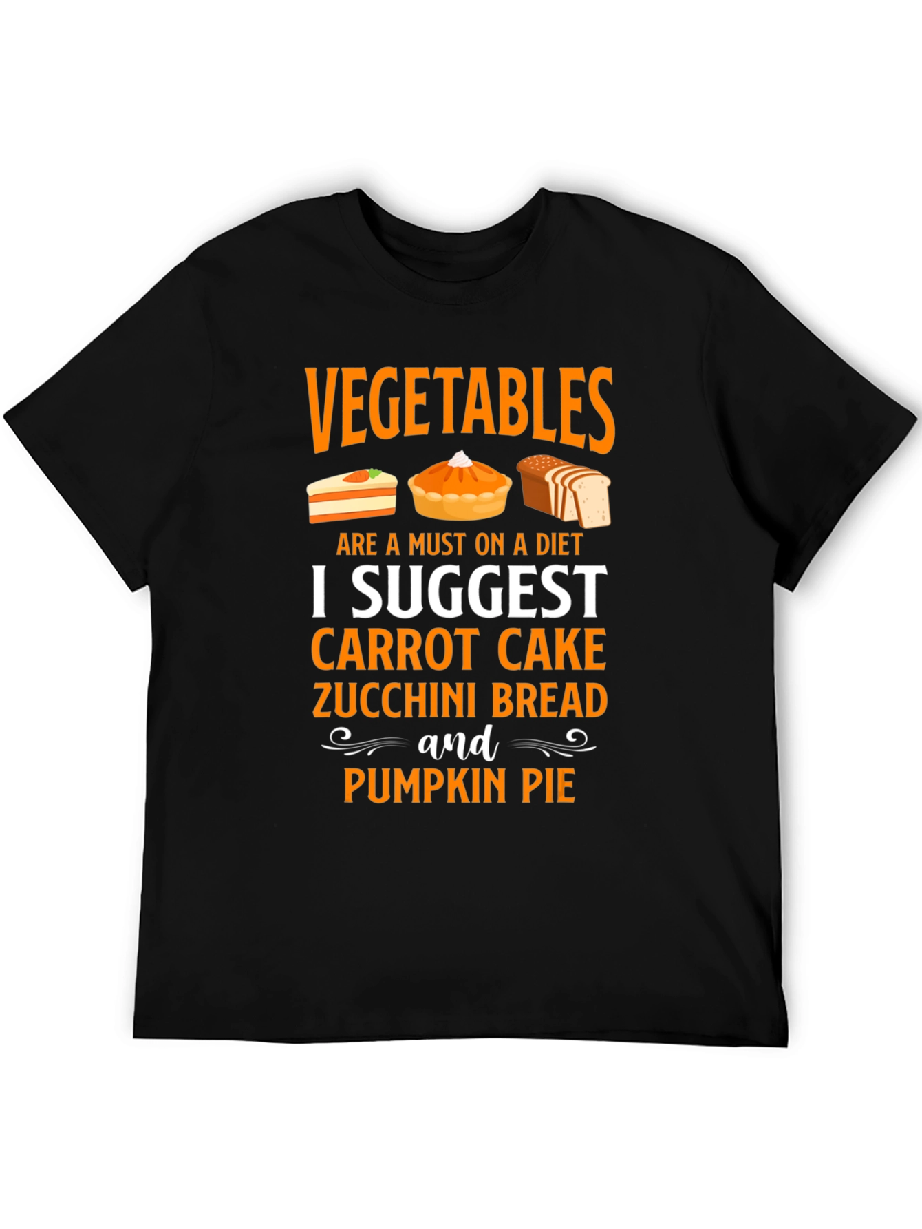Vegetables on Diet Graphic Tee