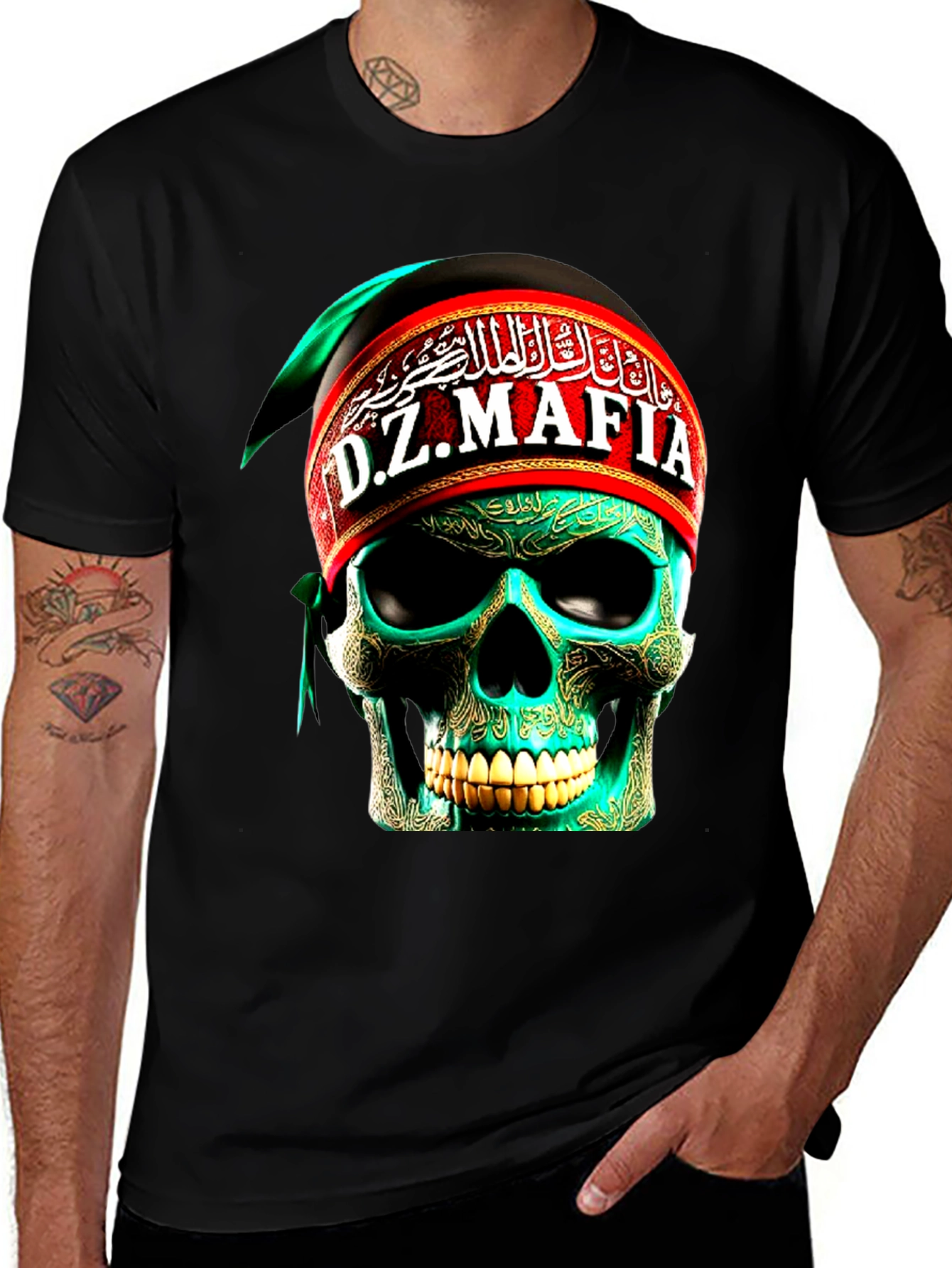 D.Z. Mafia Skull Graphic Tee