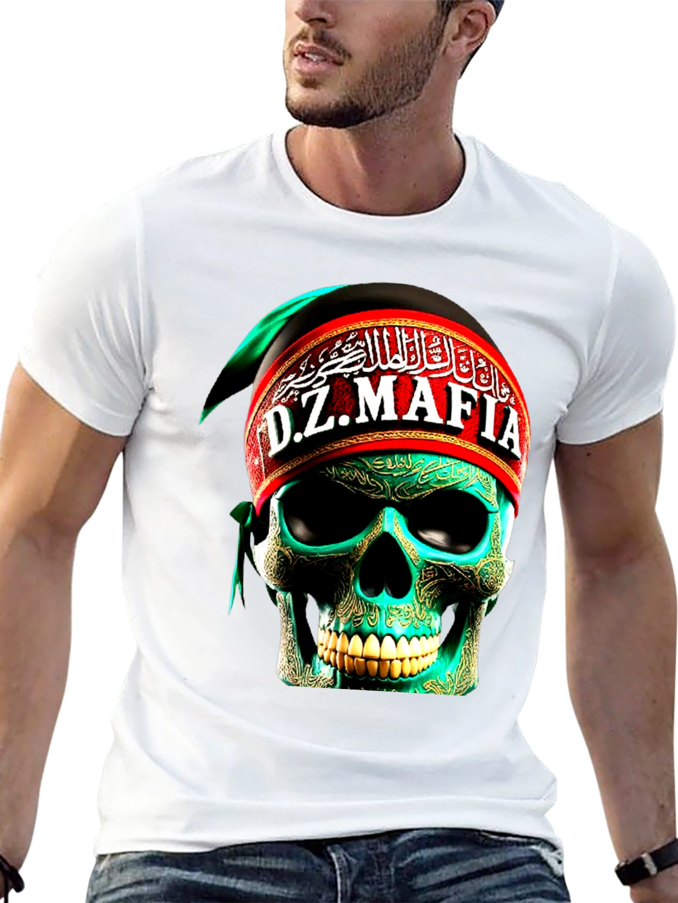 D.Z. Mafia Skull Graphic Tee
