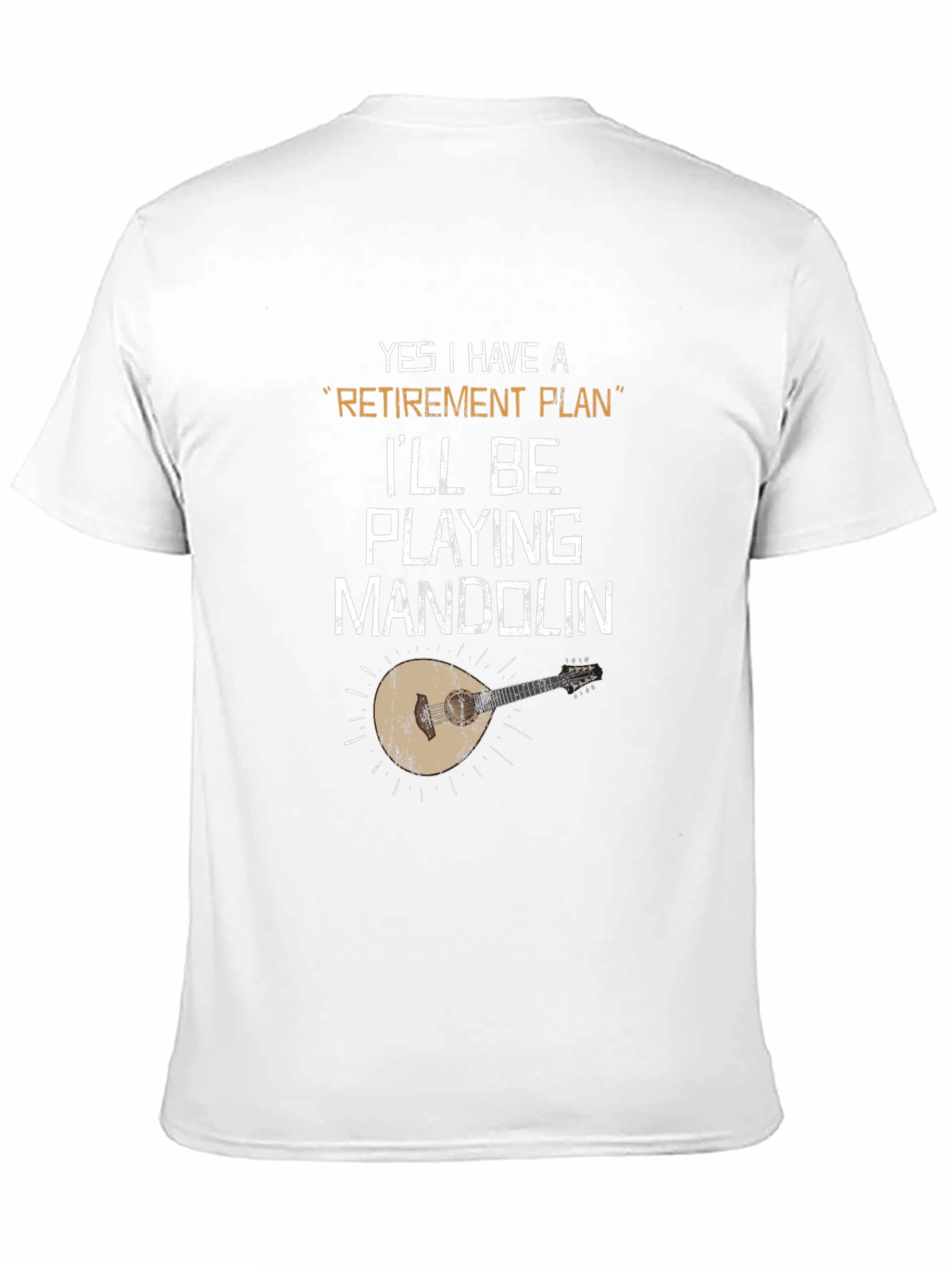 Retirement Plan Mandolin Player T-Shirt