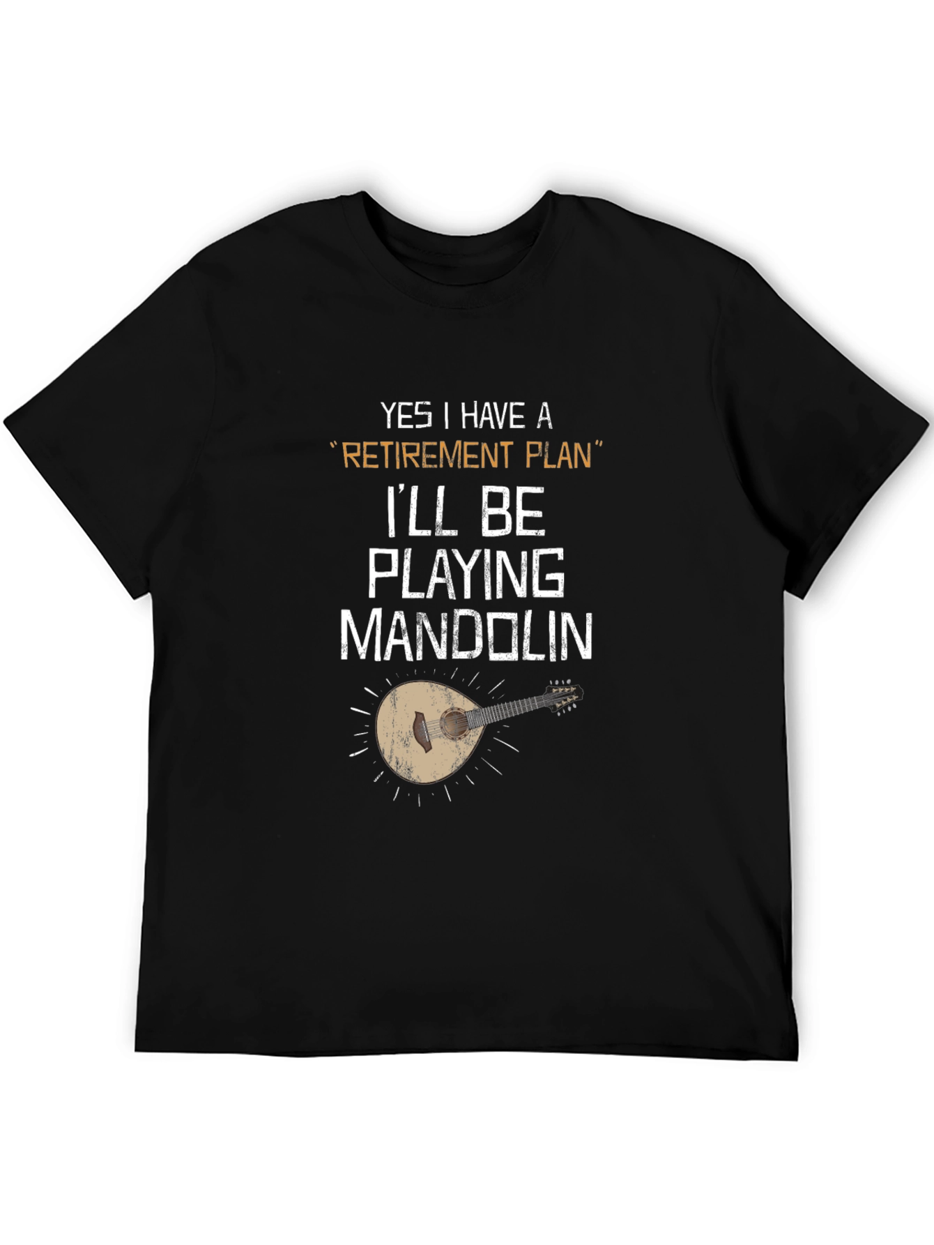 Retirement Plan Mandolin Player T-Shirt