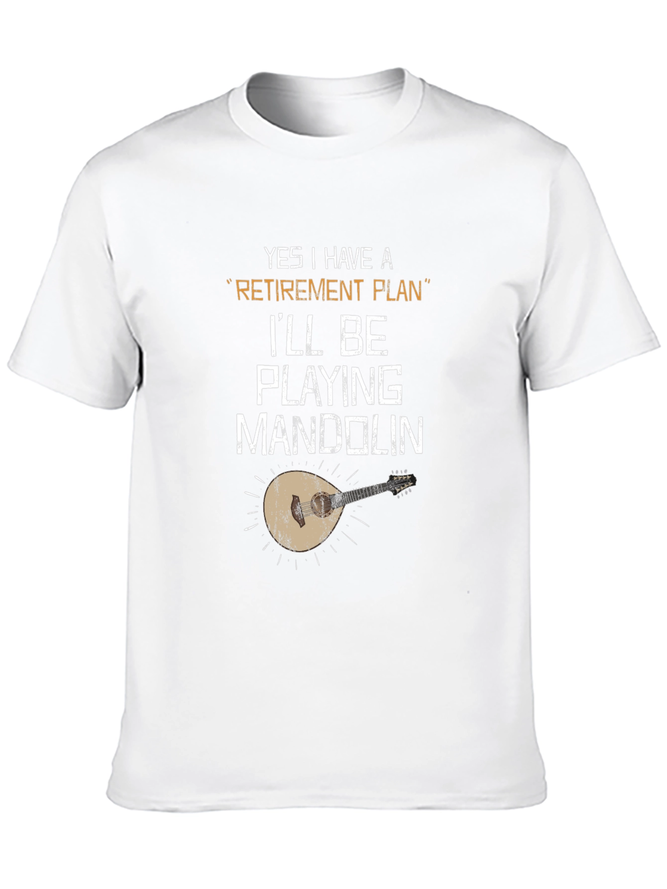 Retirement Plan Mandolin Player T-Shirt