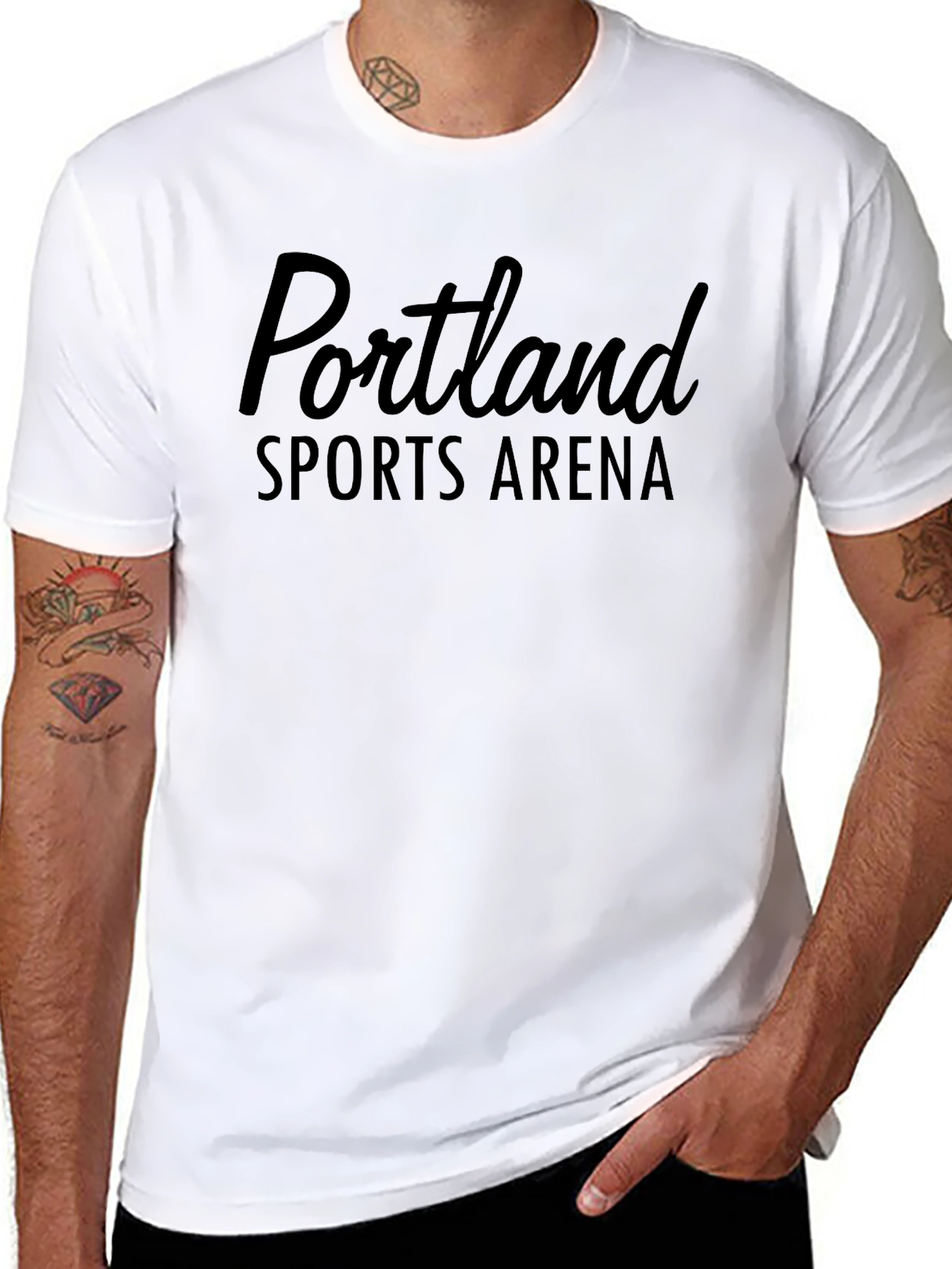Portland Sports Arena Black T-Shirt