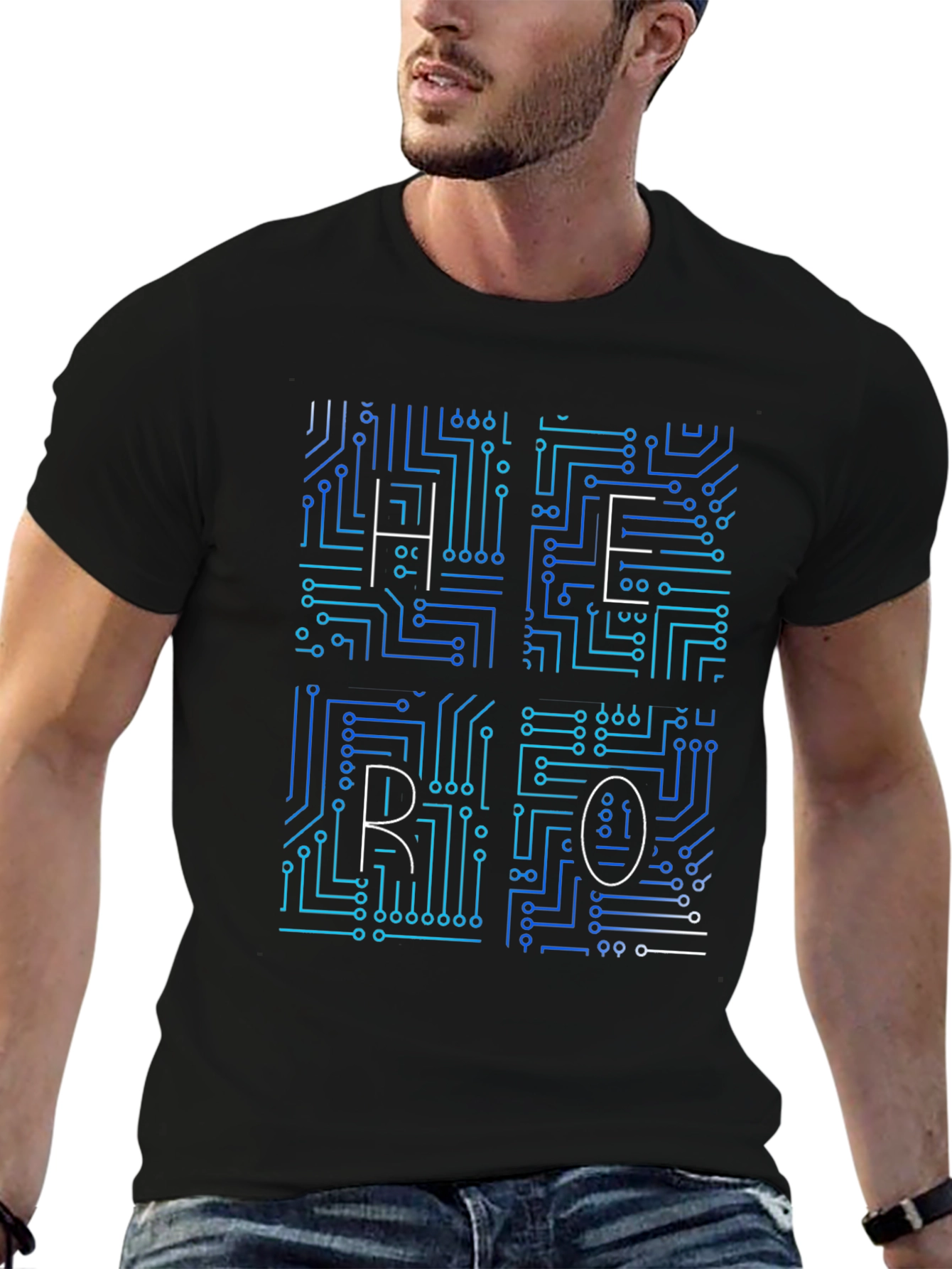 HERO Circuit Board Graphic T-Shirt
