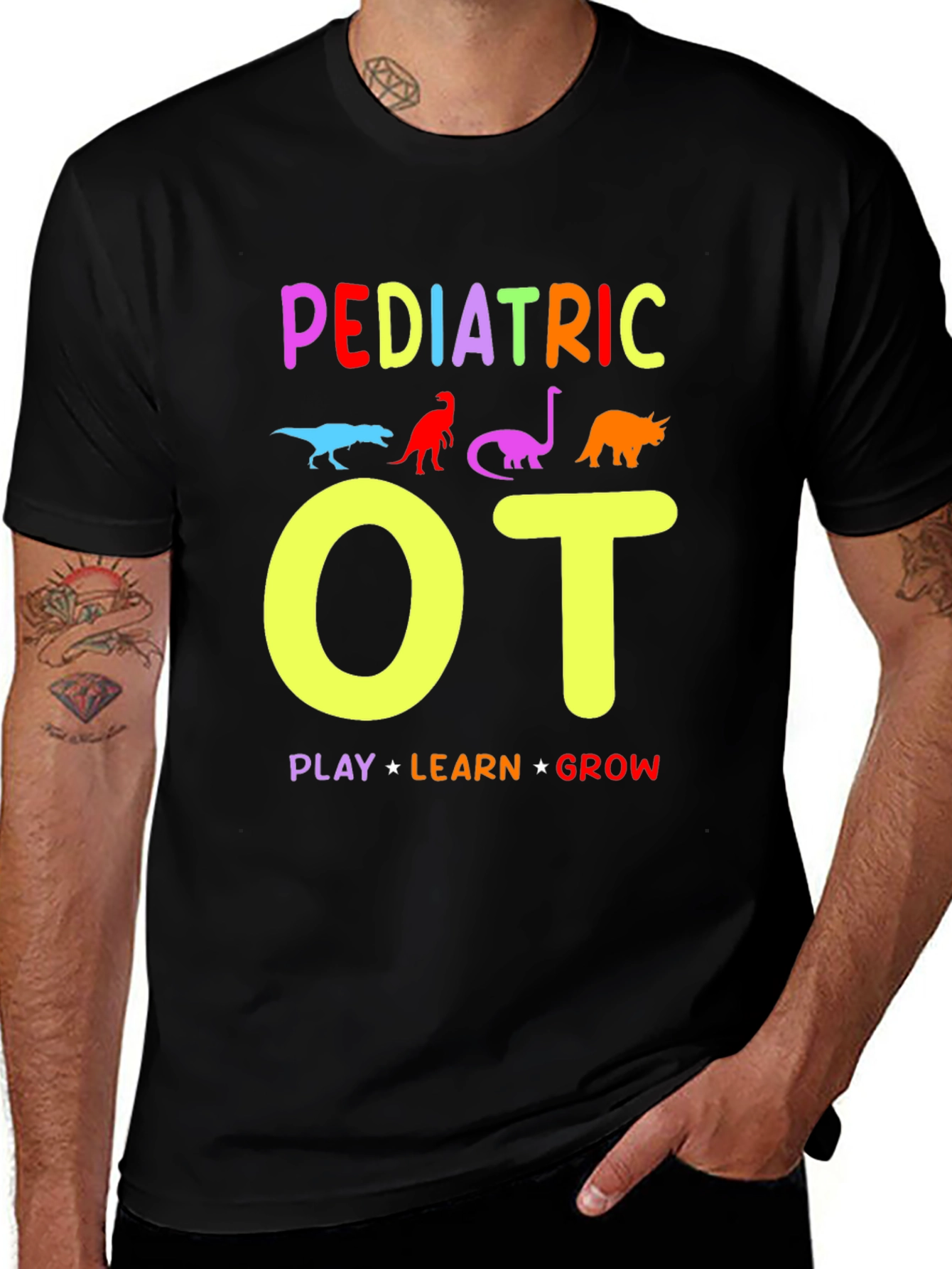 Pediatric OT Dinosaur Graphic T-Shirt