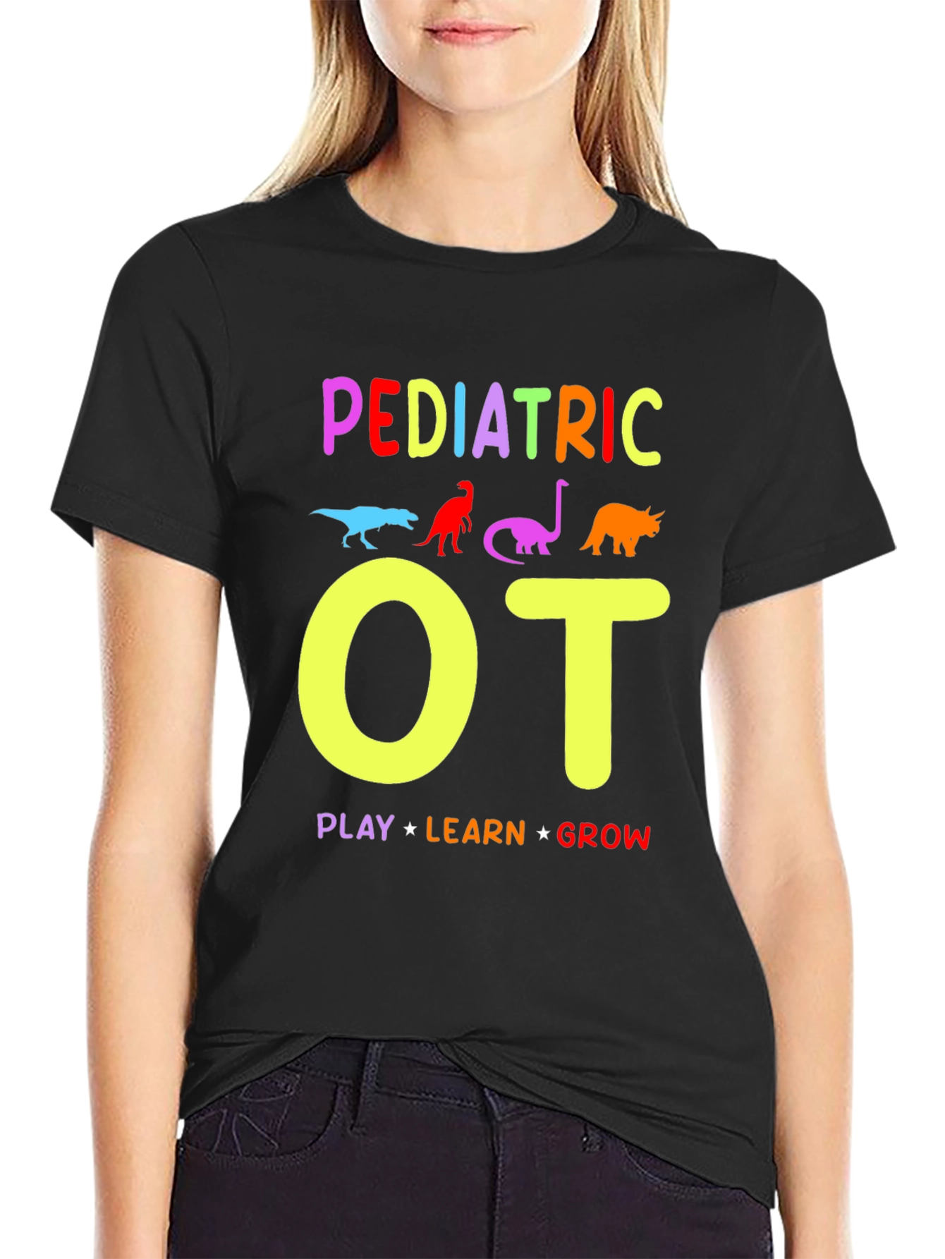 Pediatric OT Dinosaur Graphic T-Shirt