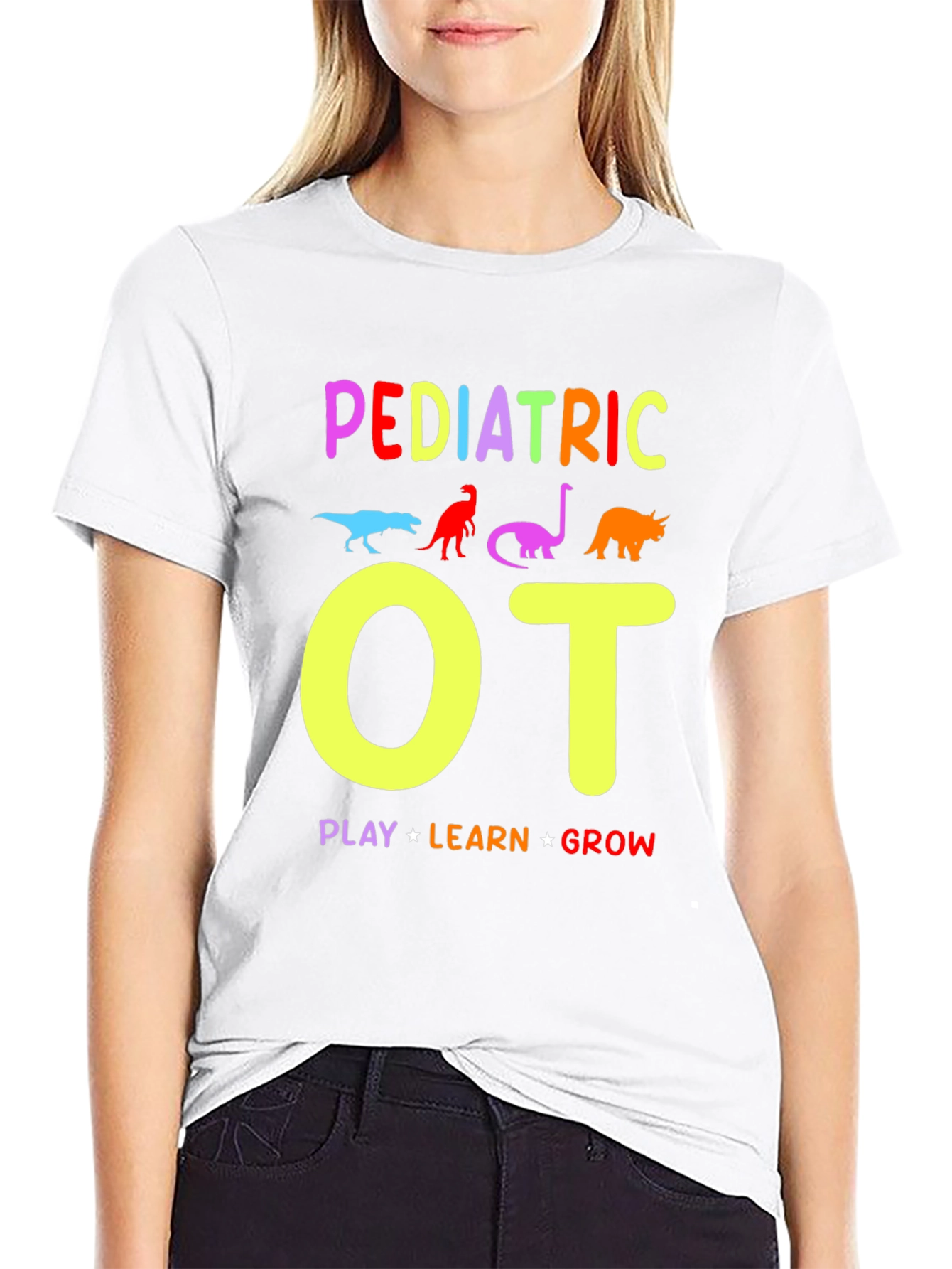 Pediatric OT Dinosaur Graphic T-Shirt