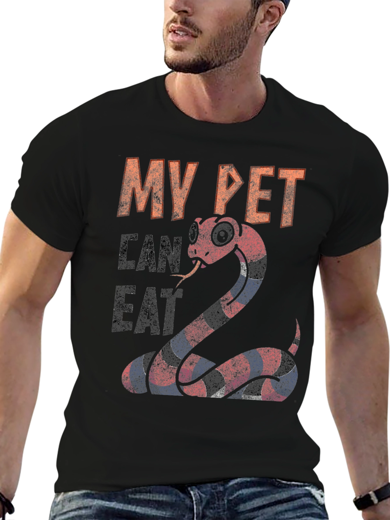 My Pet Can Eat T-Shirt - Snake Graphic Tee