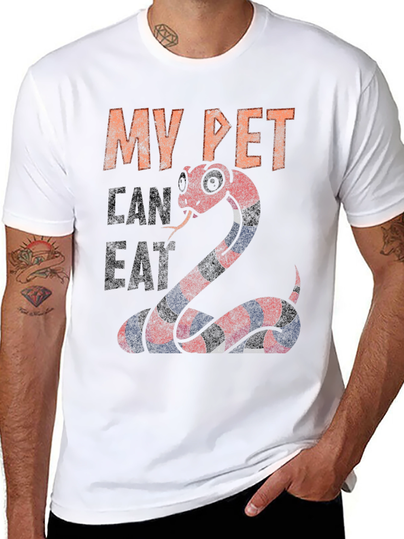 My Pet Can Eat T-Shirt - Snake Graphic Tee