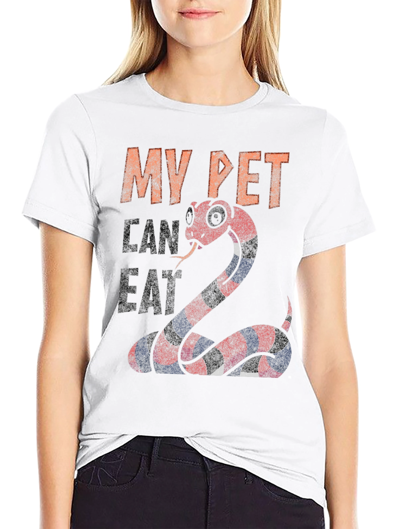 My Pet Can Eat T-Shirt - Snake Graphic Tee