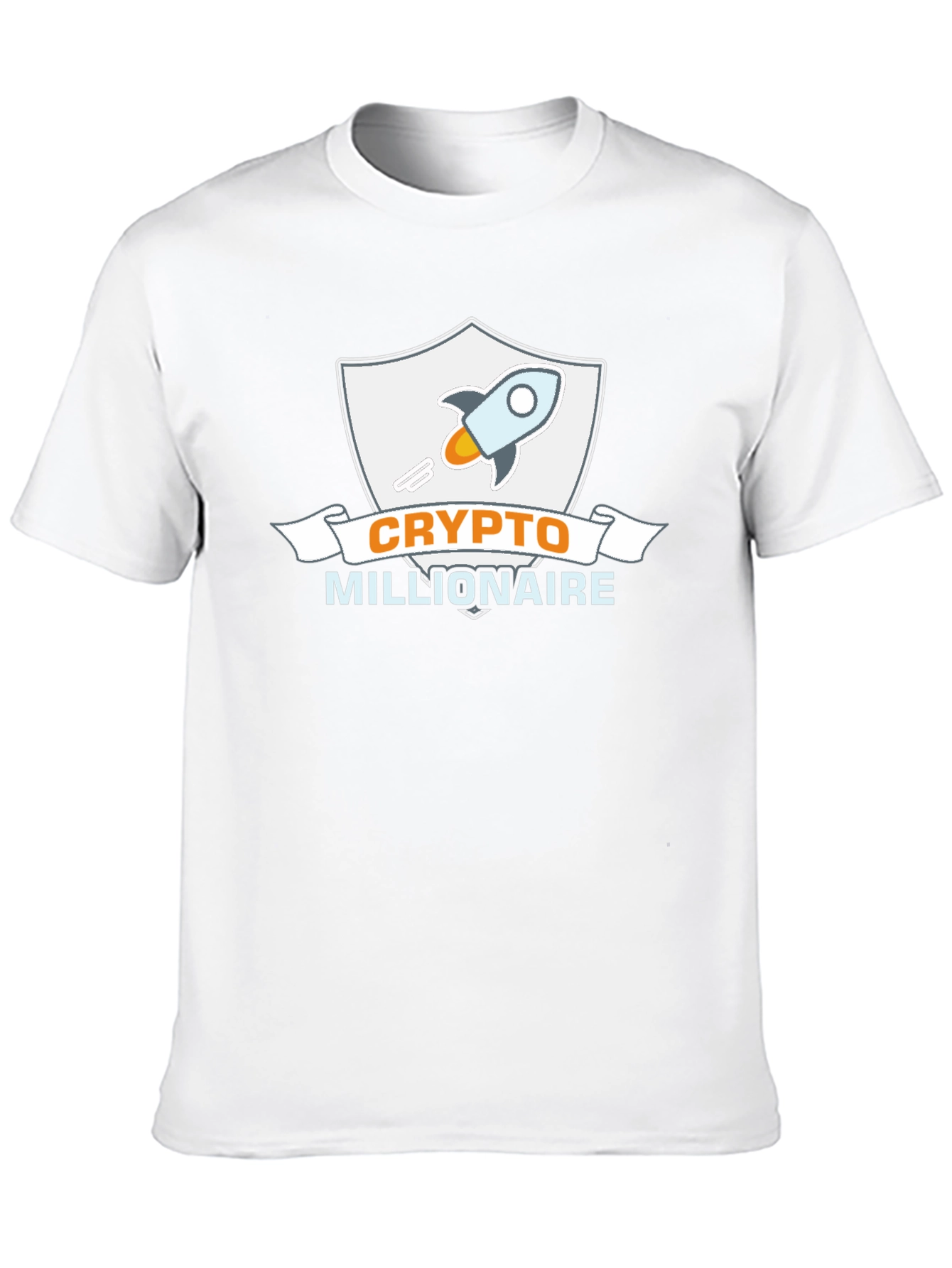 Crypto Millionaire Black Graphic Tee
