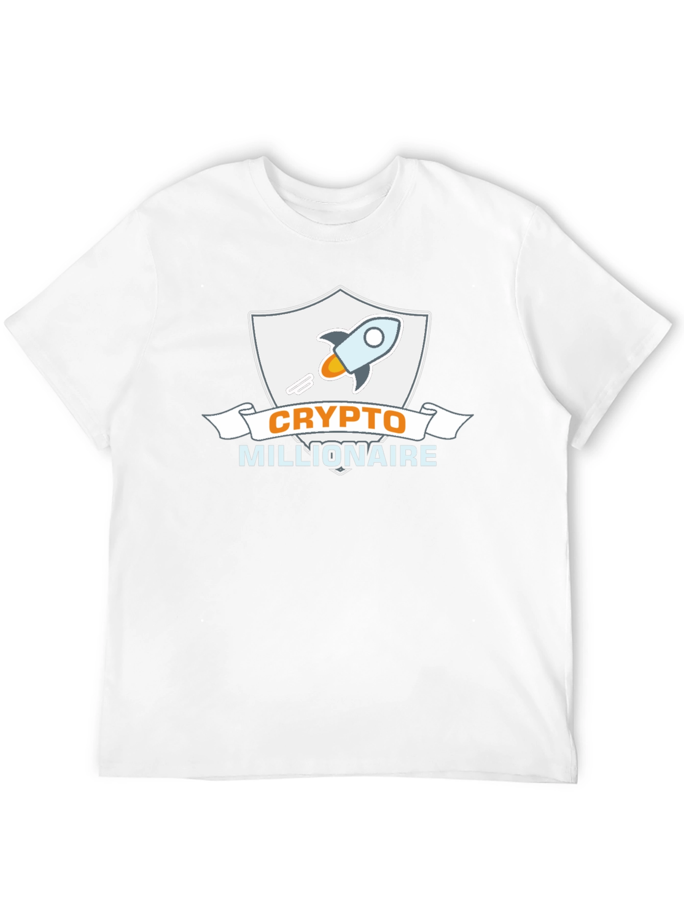 Crypto Millionaire Black Graphic Tee