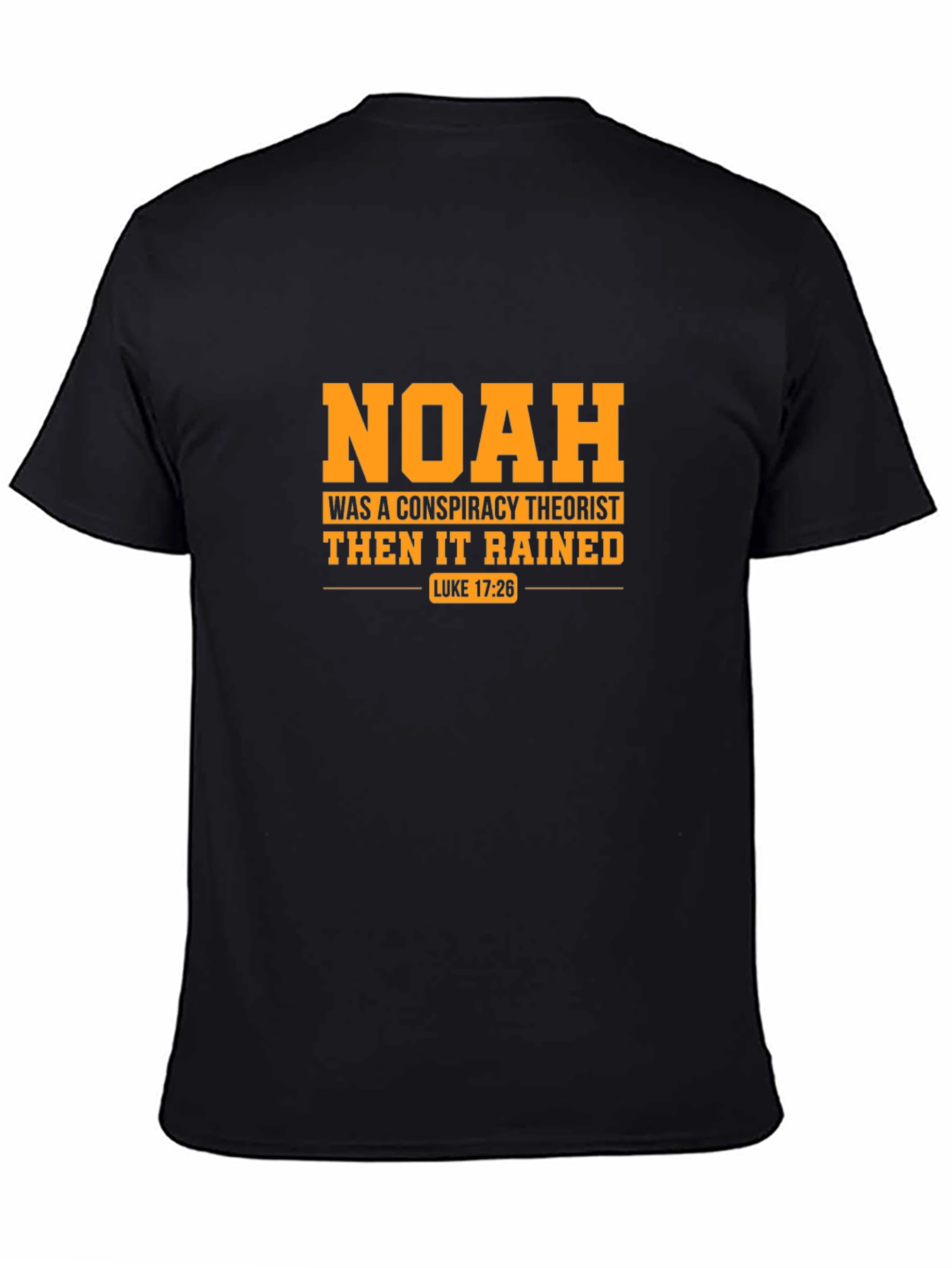 Noah Conspiracy Theorist Black T-Shirt