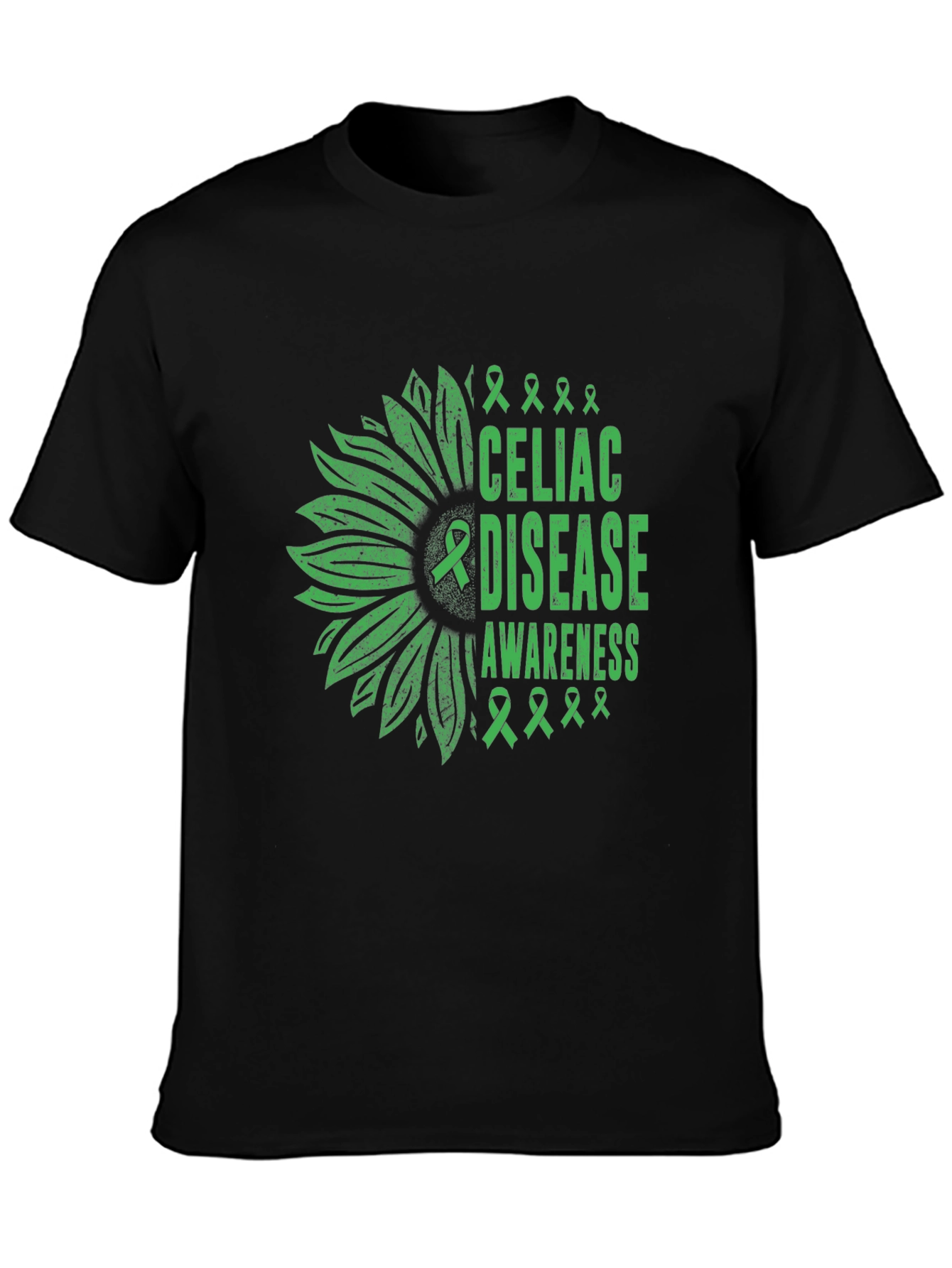 Celiac Disease Awareness Black T-Shirt