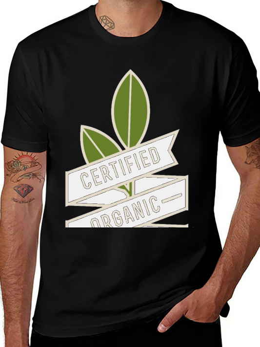 Certified Organic Graphic Tee - Eco-Friendly