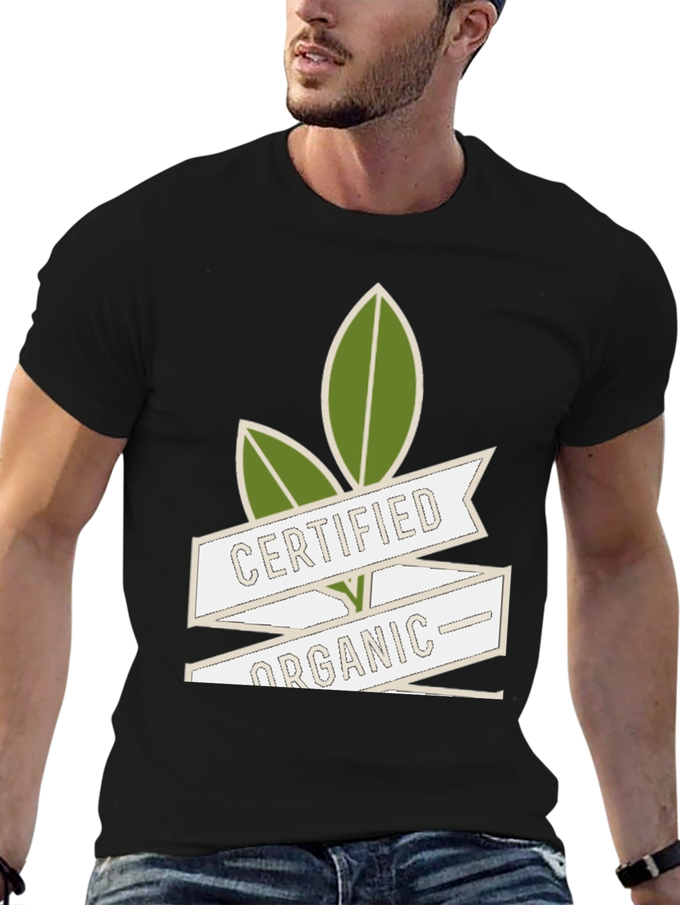 Certified Organic Graphic Tee - Eco-Friendly