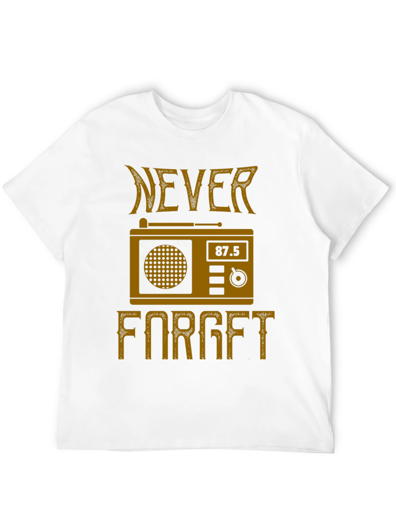 Retro Radio Never Forget Graphic T-Shirt