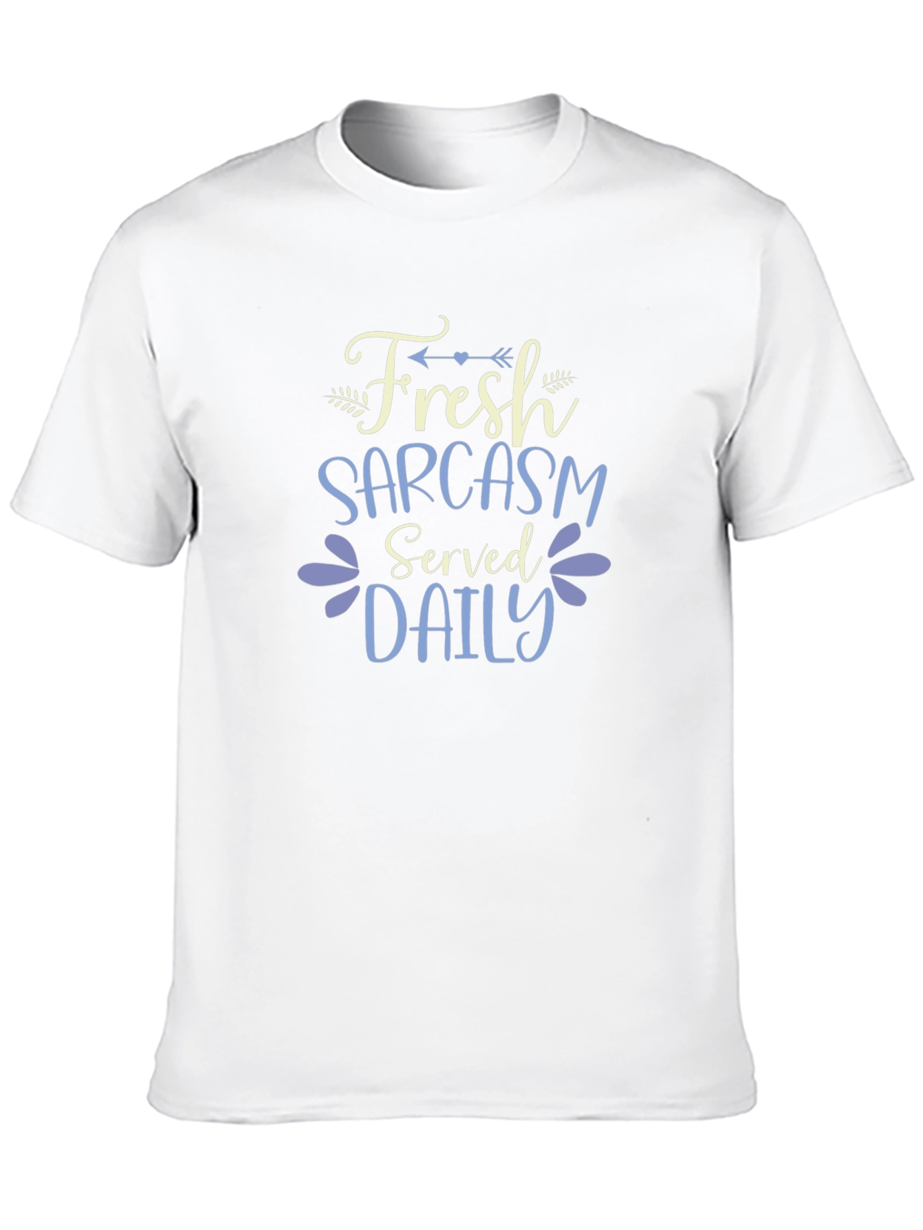 Sarcasm Daily Black Cotton T-Shirt