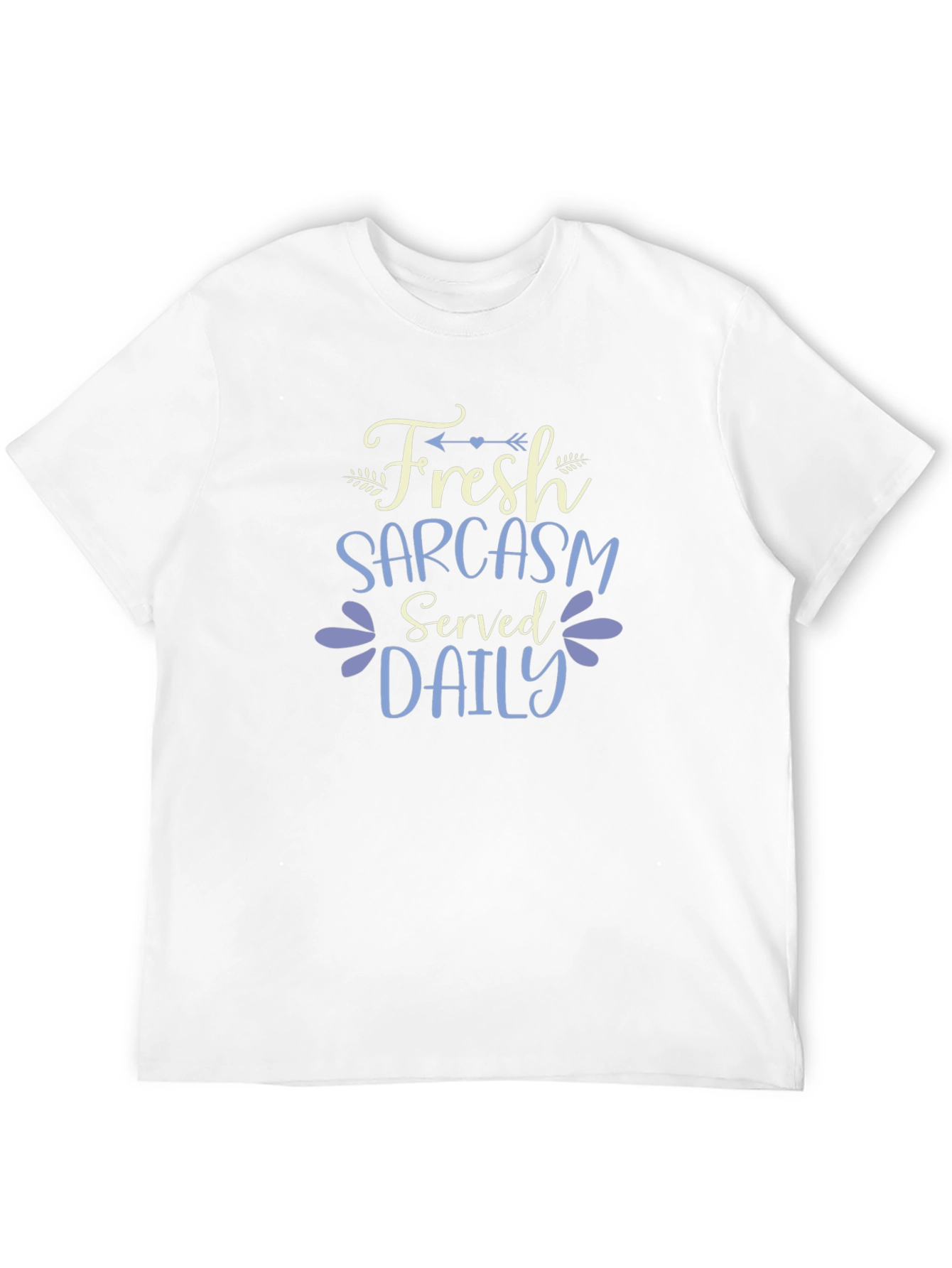 Sarcasm Daily Black Cotton T-Shirt