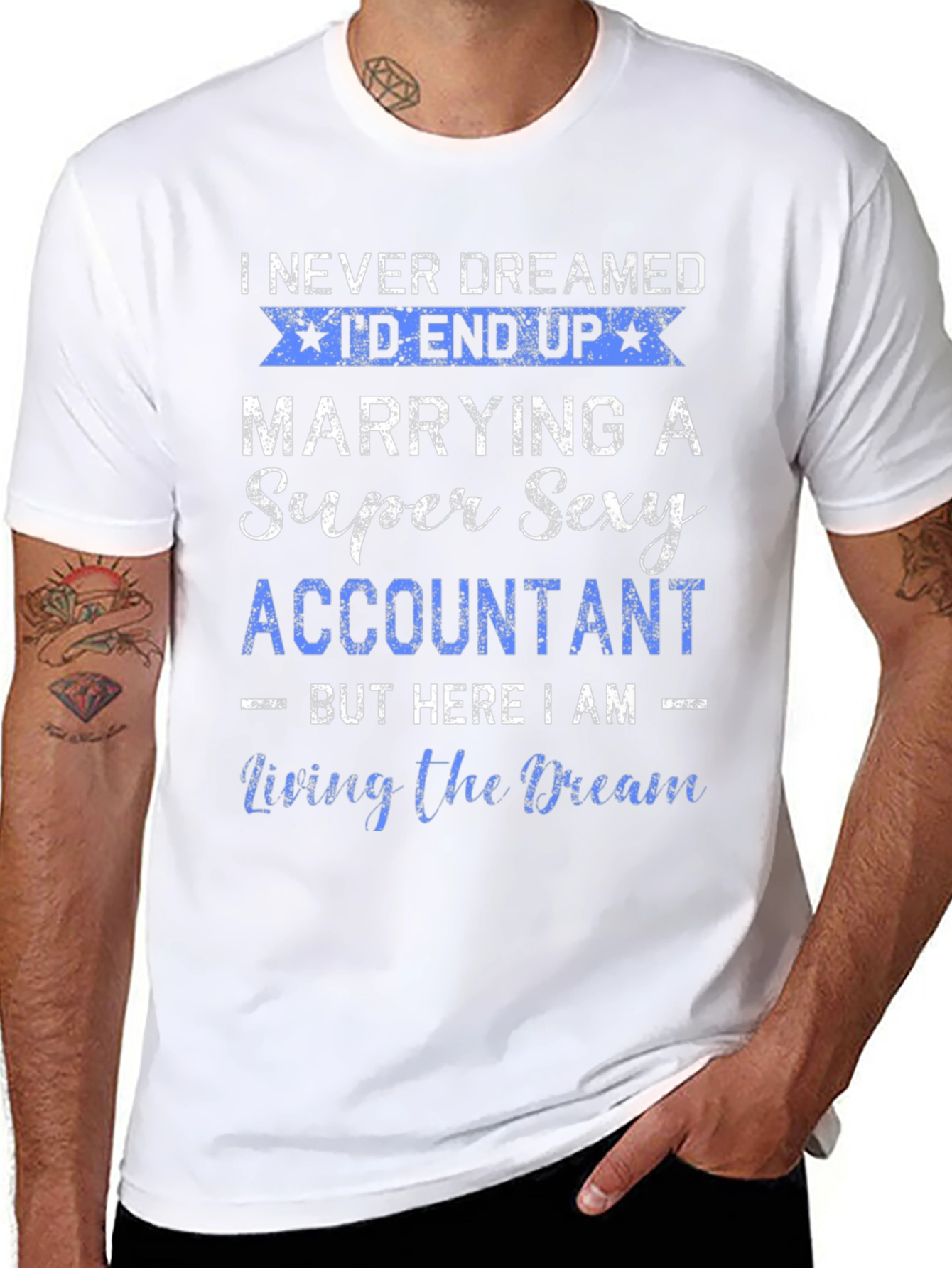 Funny Accountant Husband T-Shirt: Super Sexy Wife Gift
