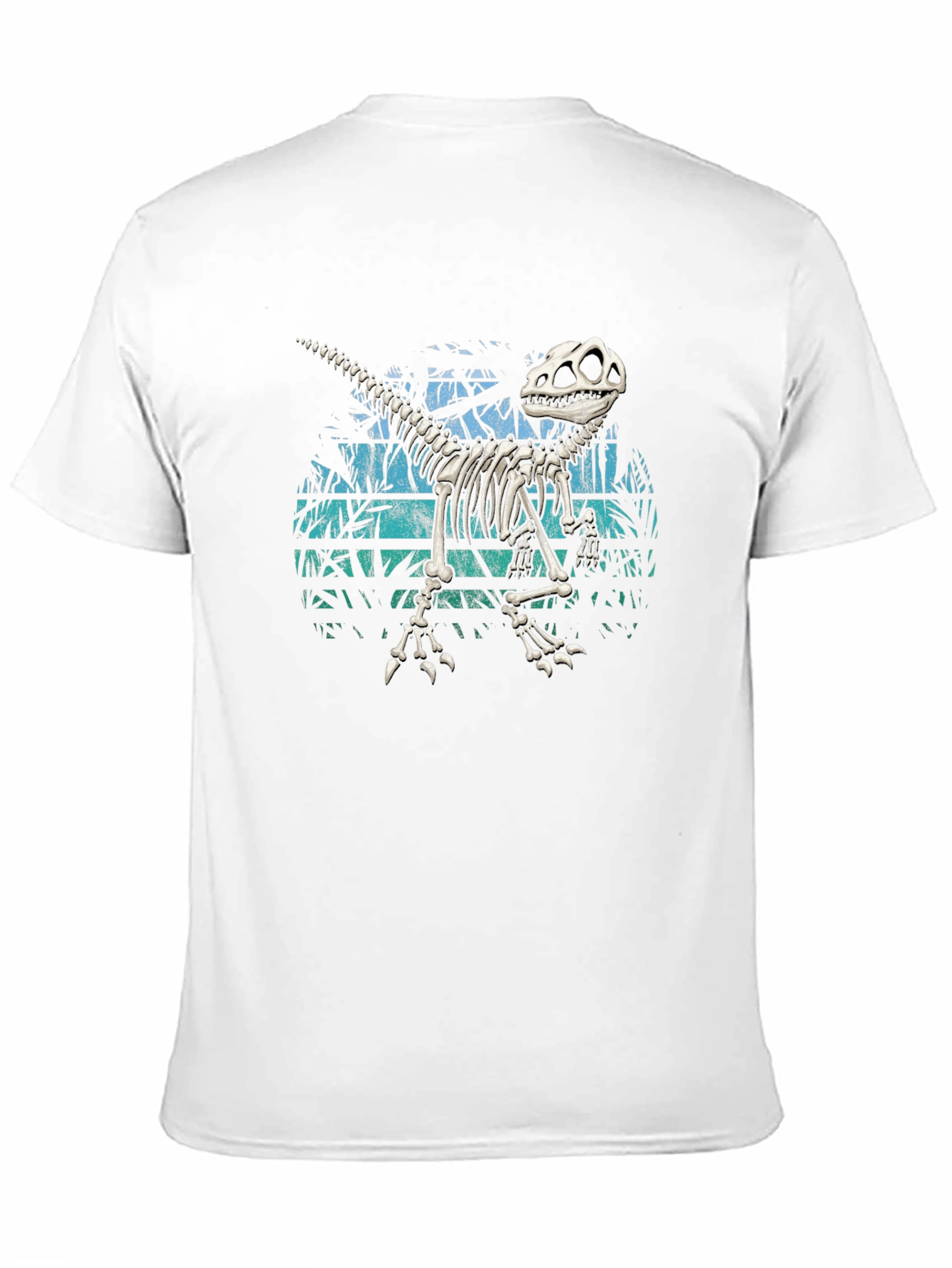 Dino Skeleton Graphic Tee - Cool Casual Style