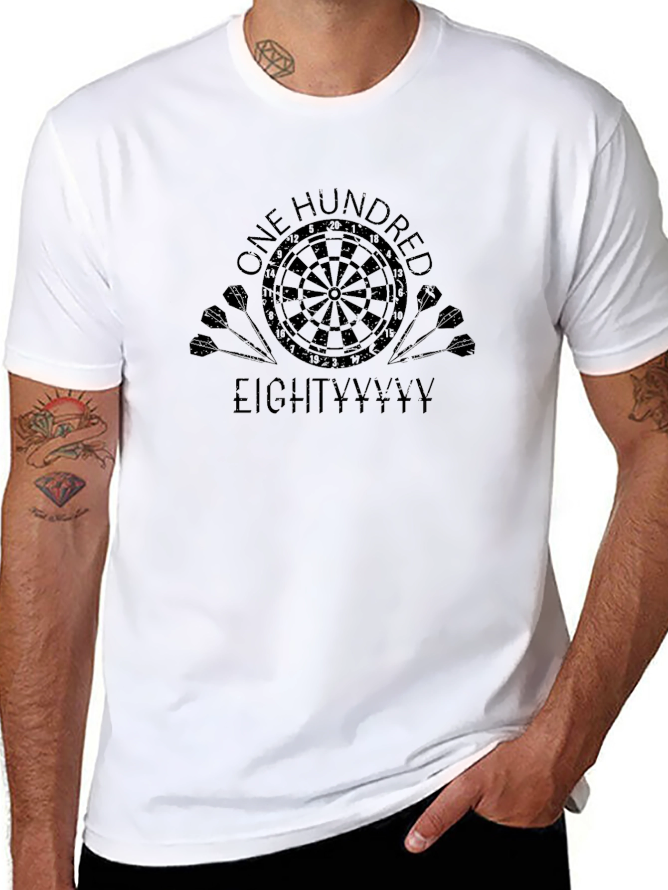 One Hundred Eighty Darts Tee