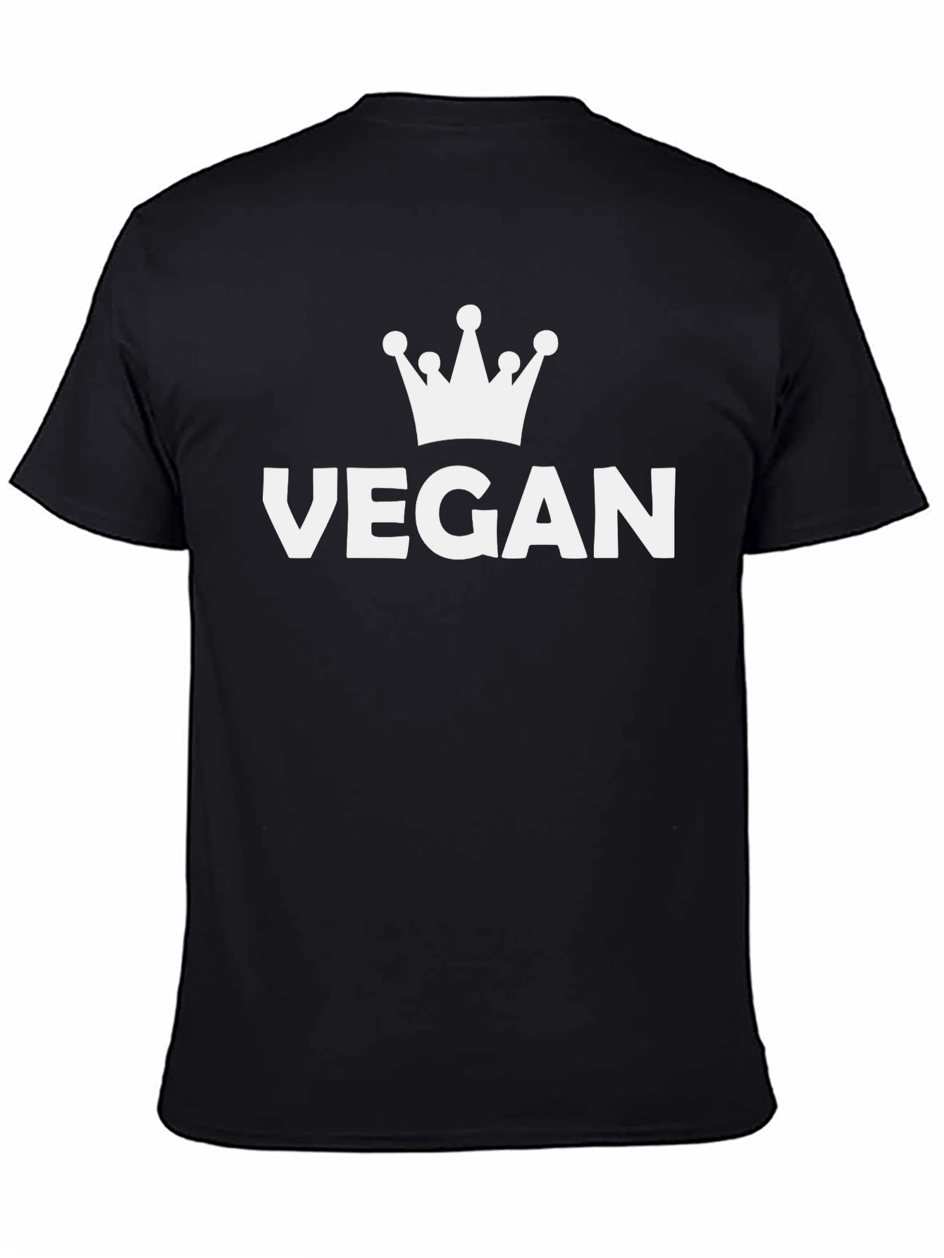 Vegan Crown Graphic T-Shirt