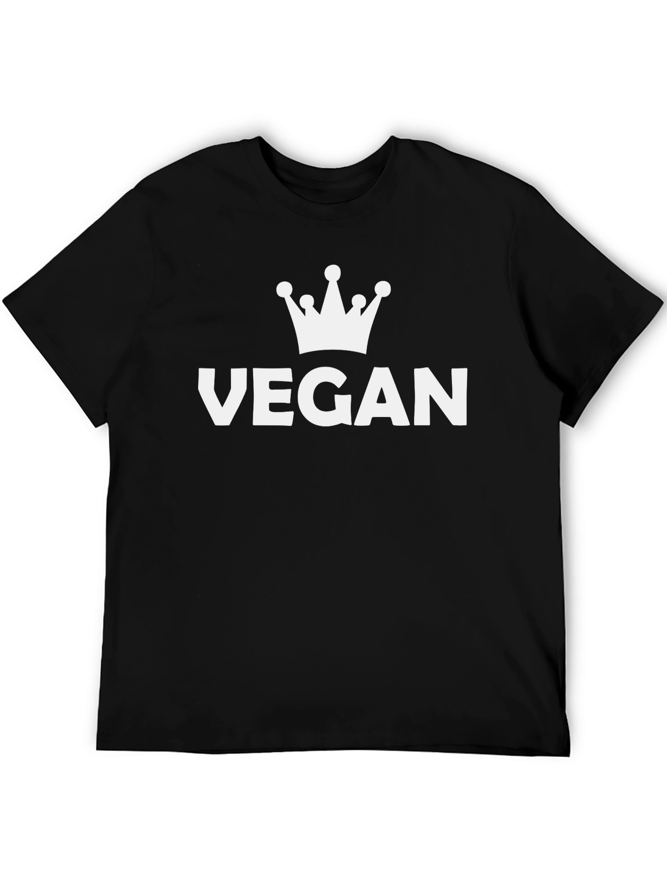 Vegan Crown Graphic T-Shirt