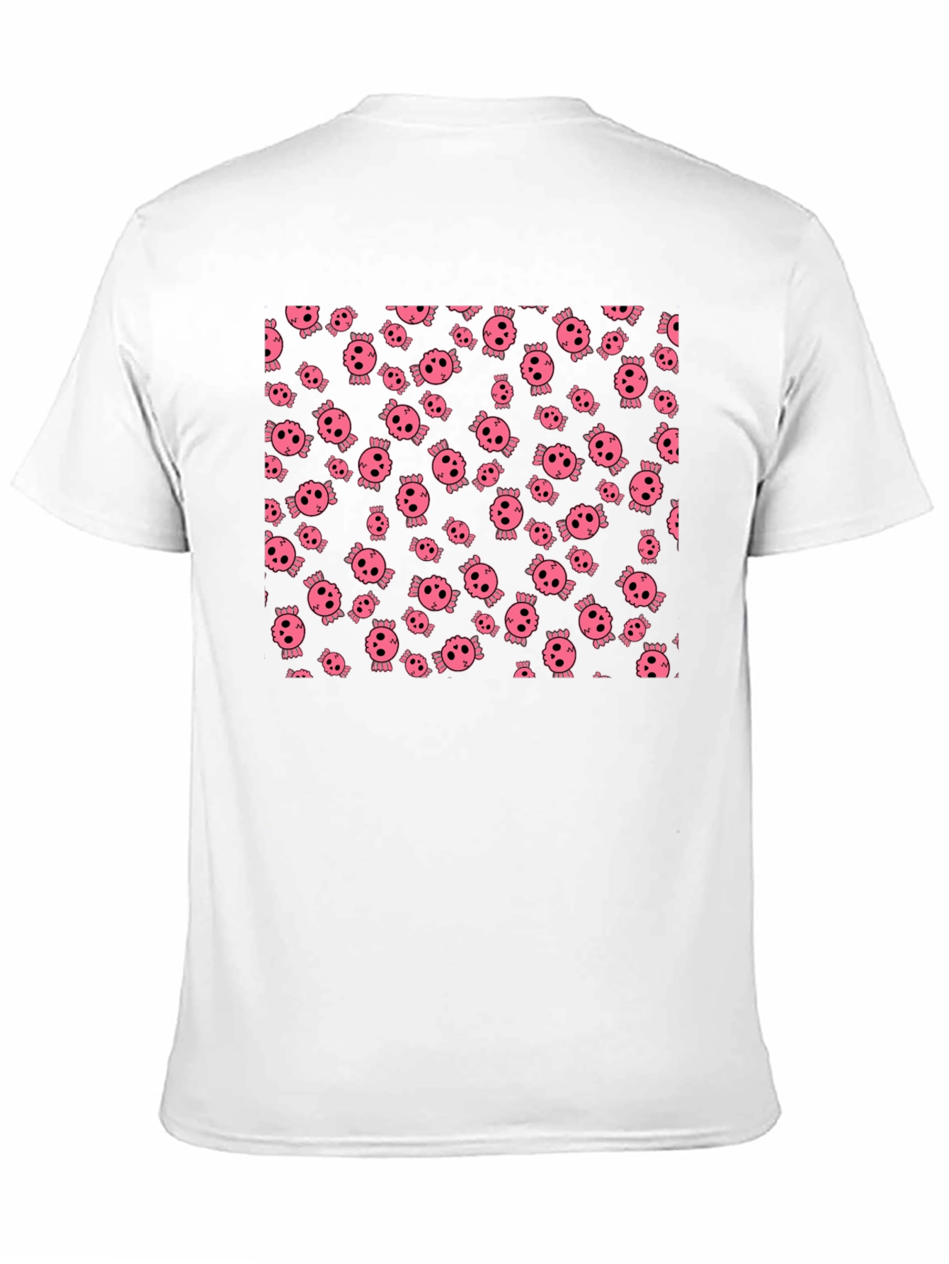 Skull Pattern Black T-Shirt