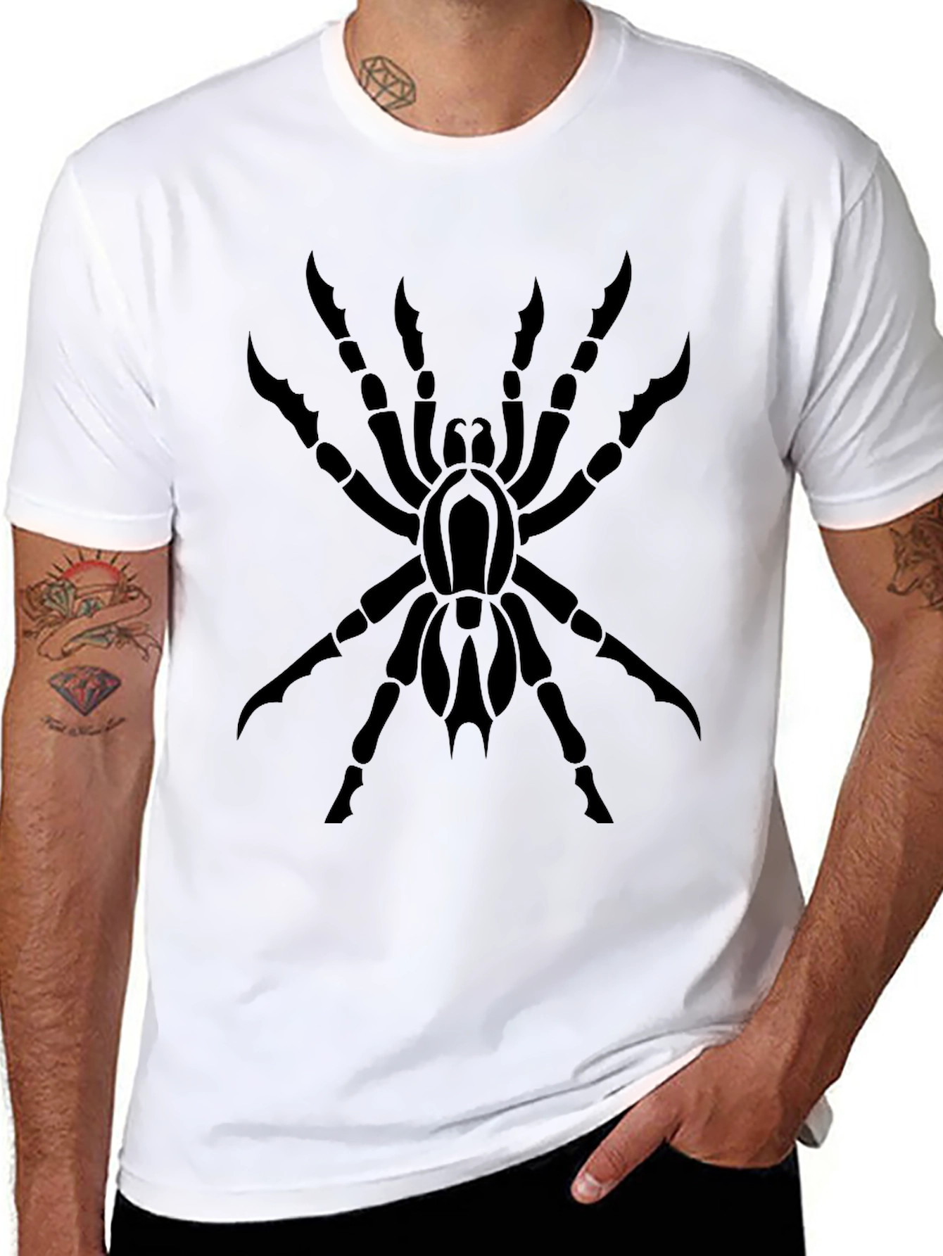 Spider Graphic Black T-Shirt
