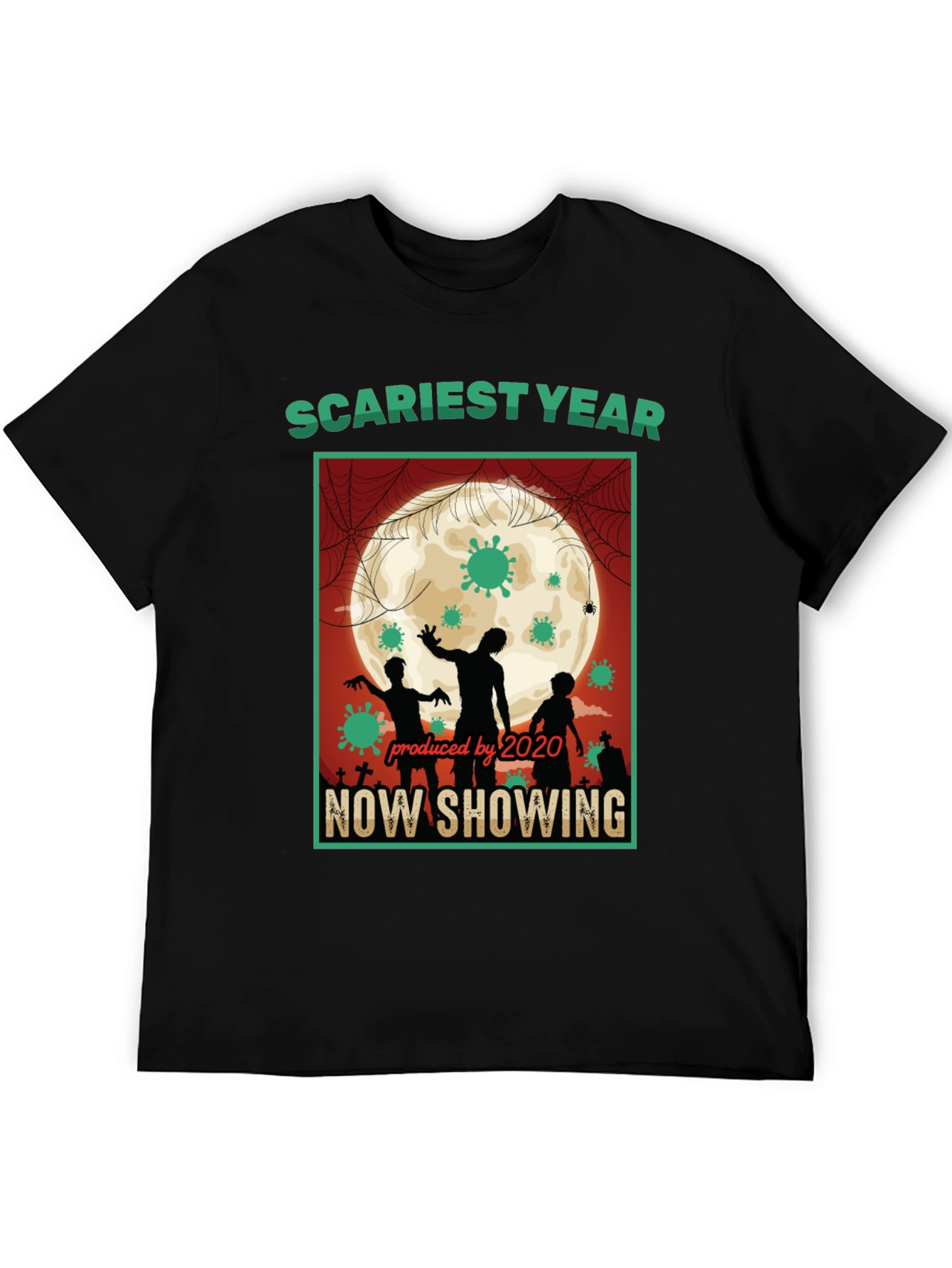 Scariest Year 2020 T-Shirt - Zombie Halloween Tee